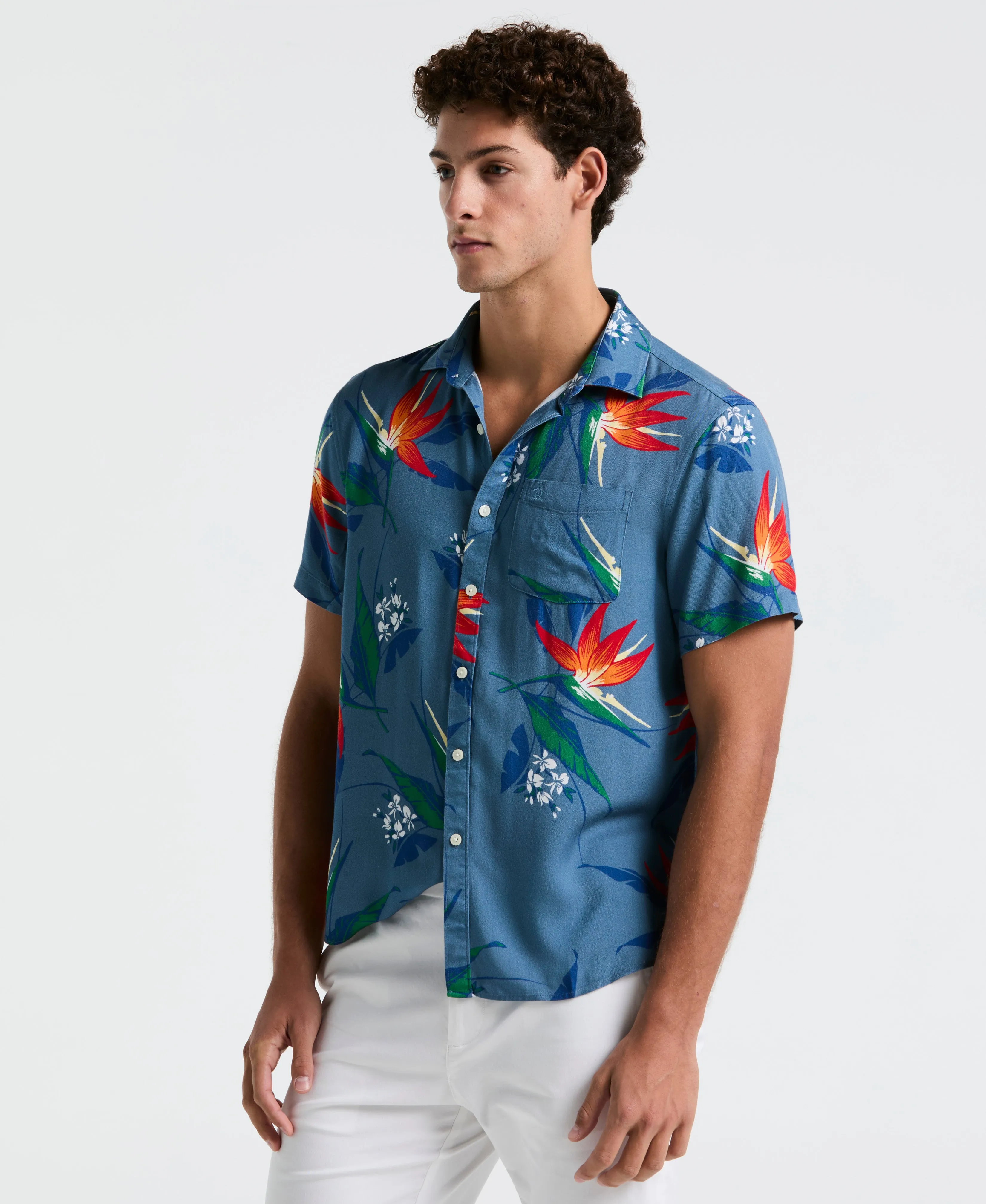 All-Over Floral Leaf Shirt sold by Original Penguin product image thumbnail 3