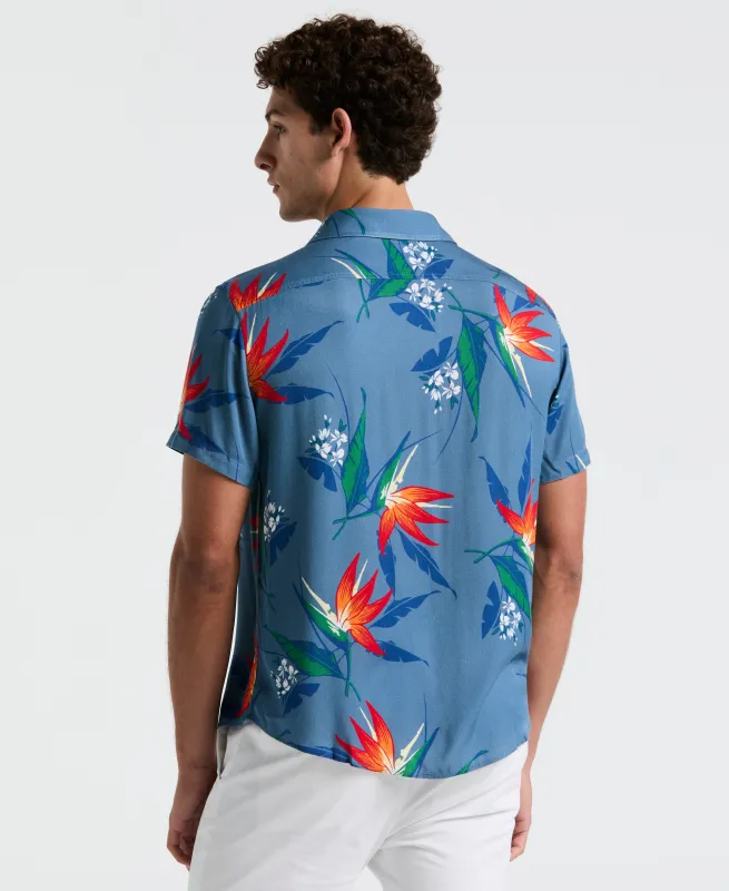All-Over Floral Leaf Shirt sold by Original Penguin