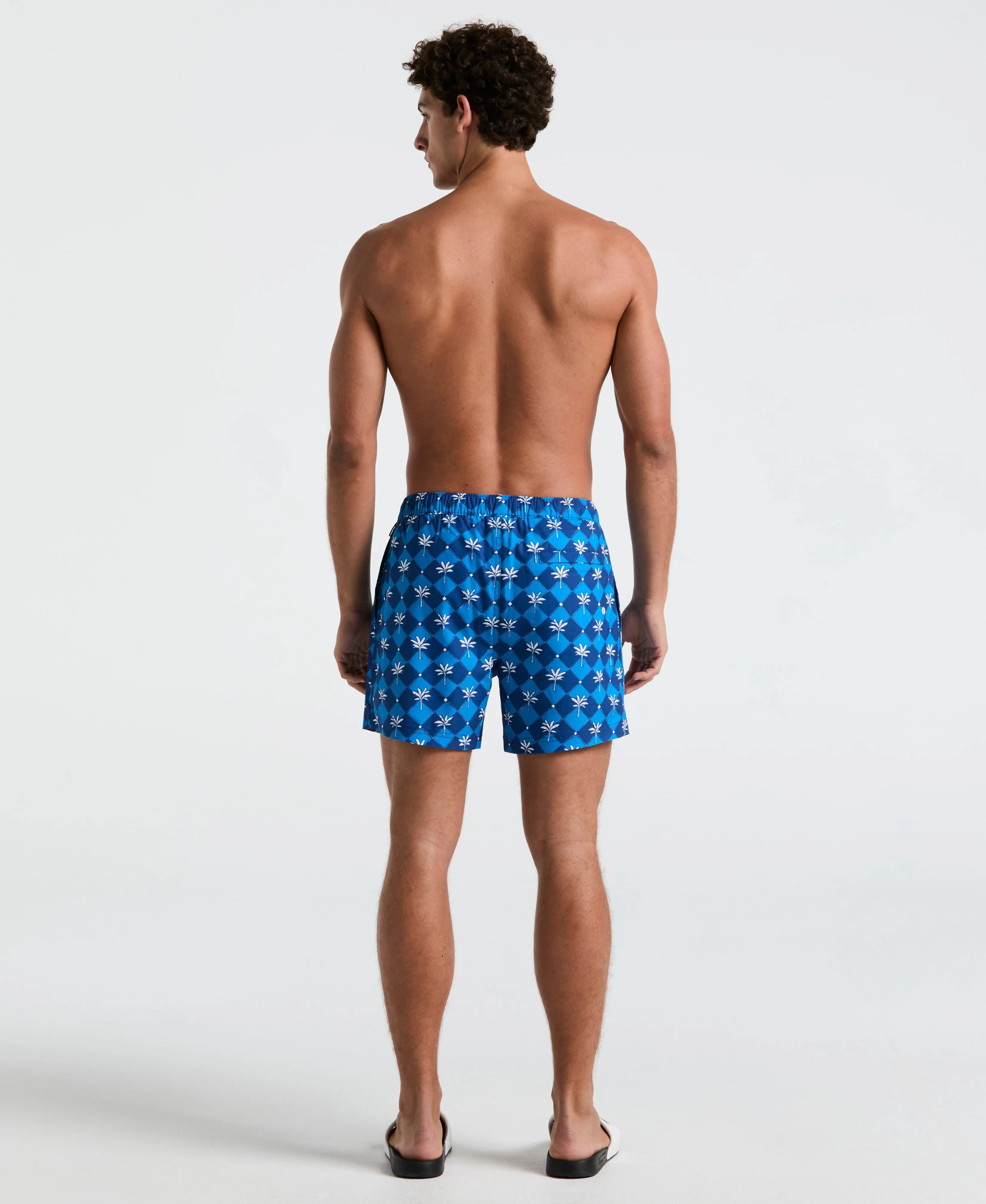 5" Palm Tile Swim Short sold by Original Penguin