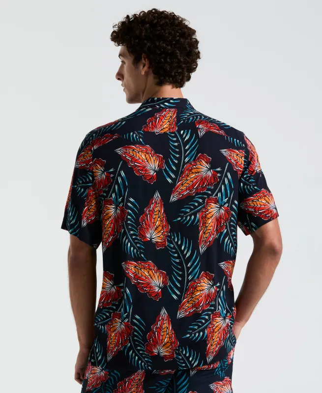 All-Over Leaves Print Shirt sold by Original Penguin