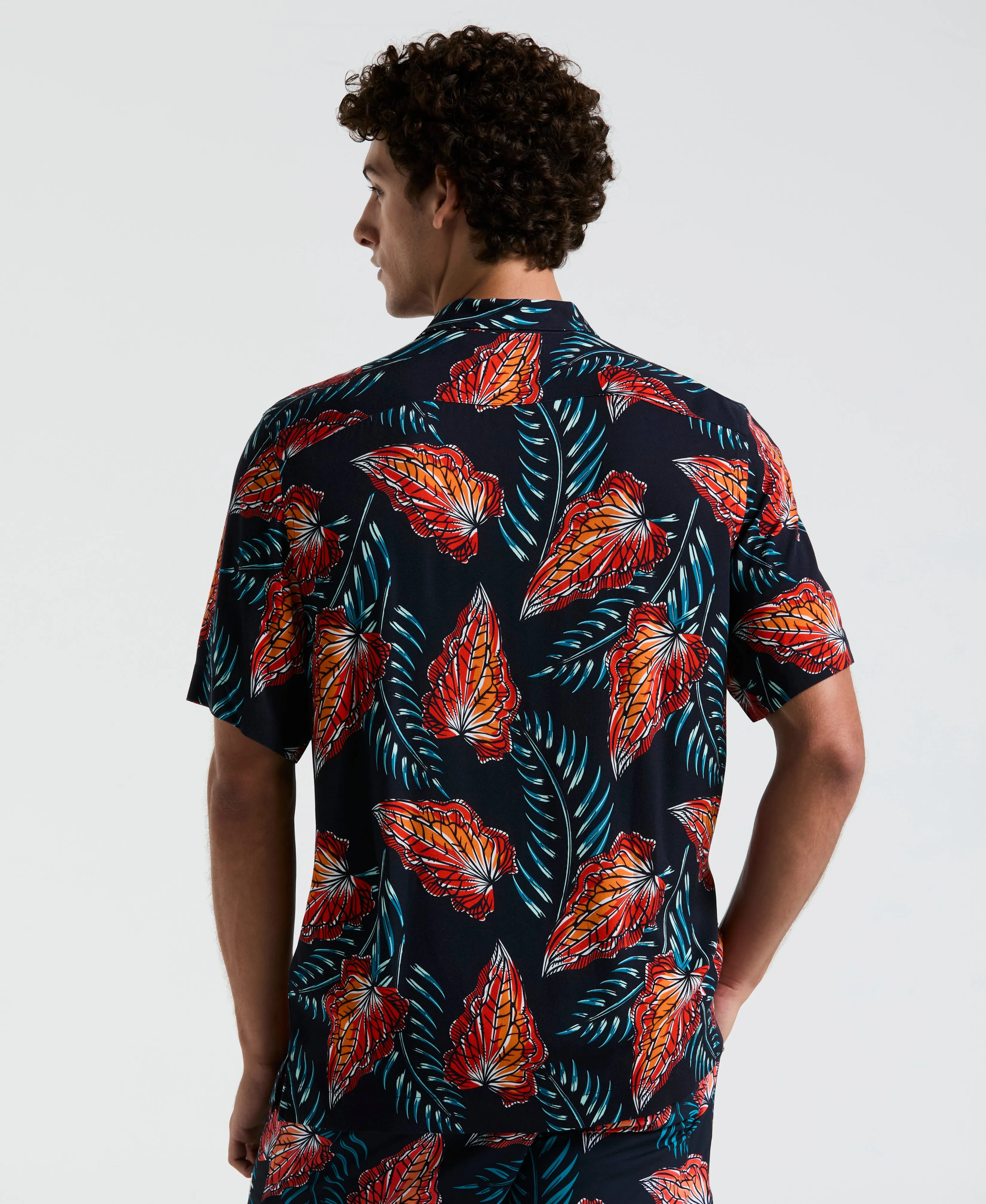 All-Over Leaves Print Shirt sold by Original Penguin