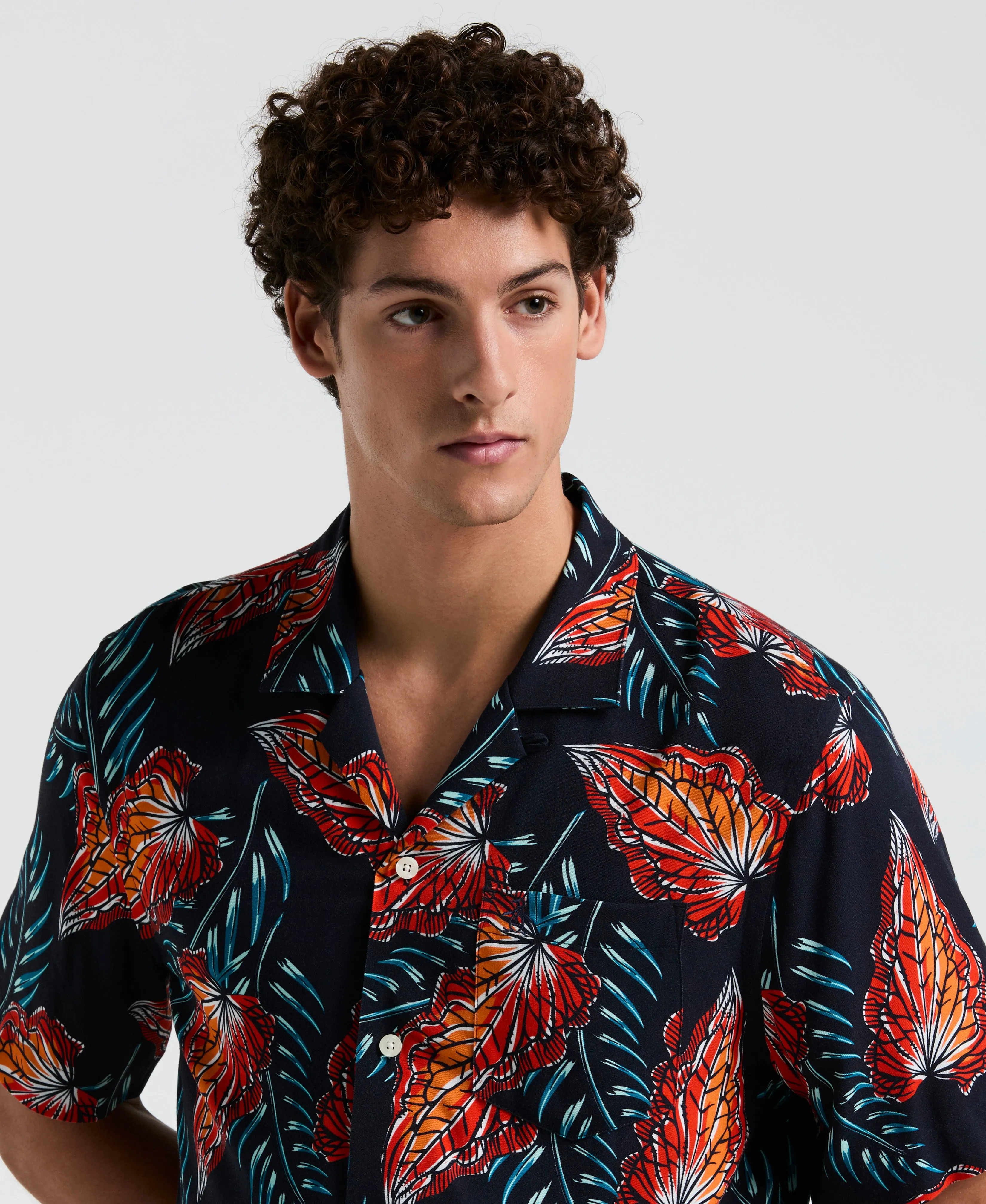 All-Over Leaves Print Shirt sold by Original Penguin product image thumbnail 3