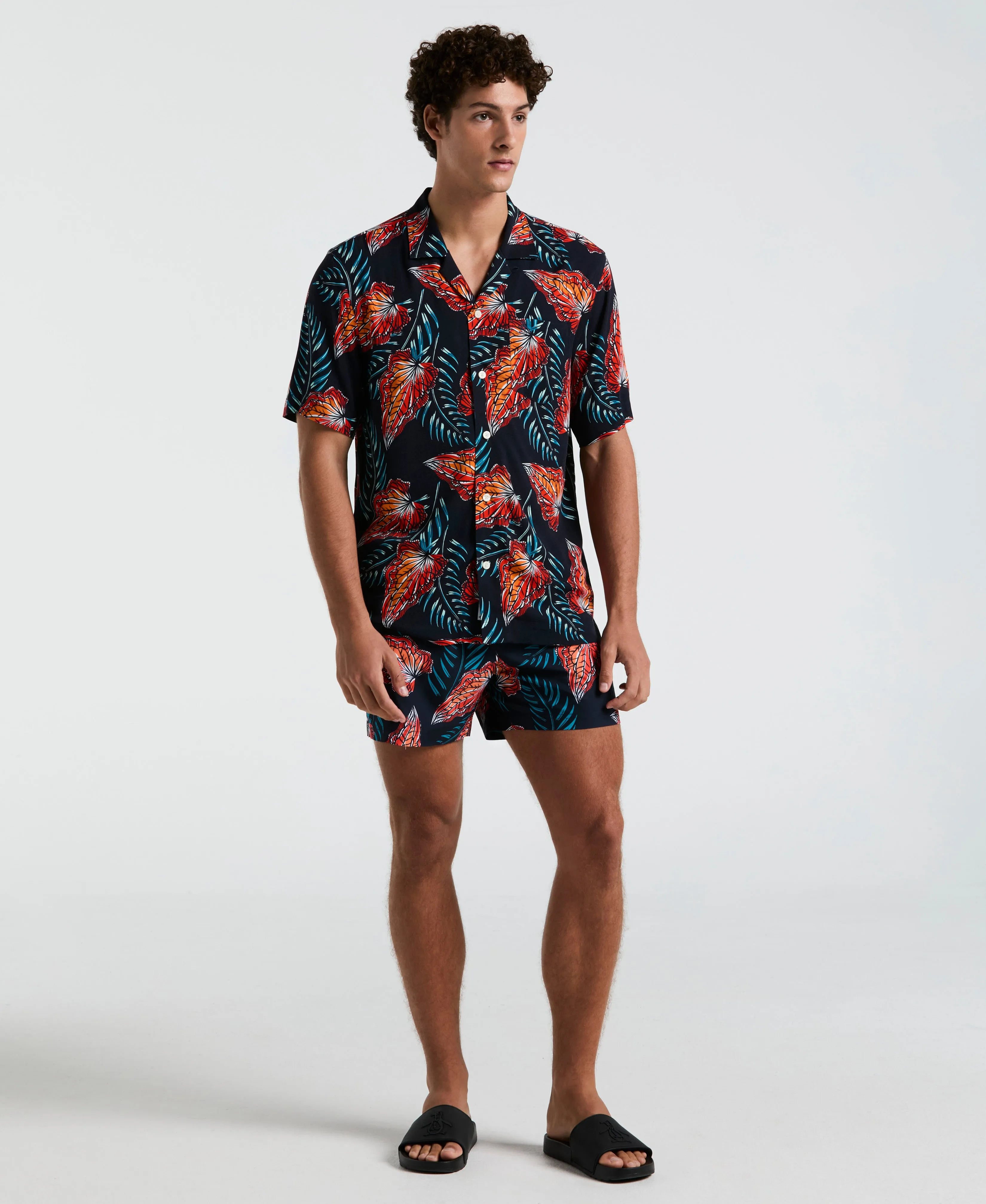 All-Over Leaves Print Shirt sold by Original Penguin product image thumbnail 2