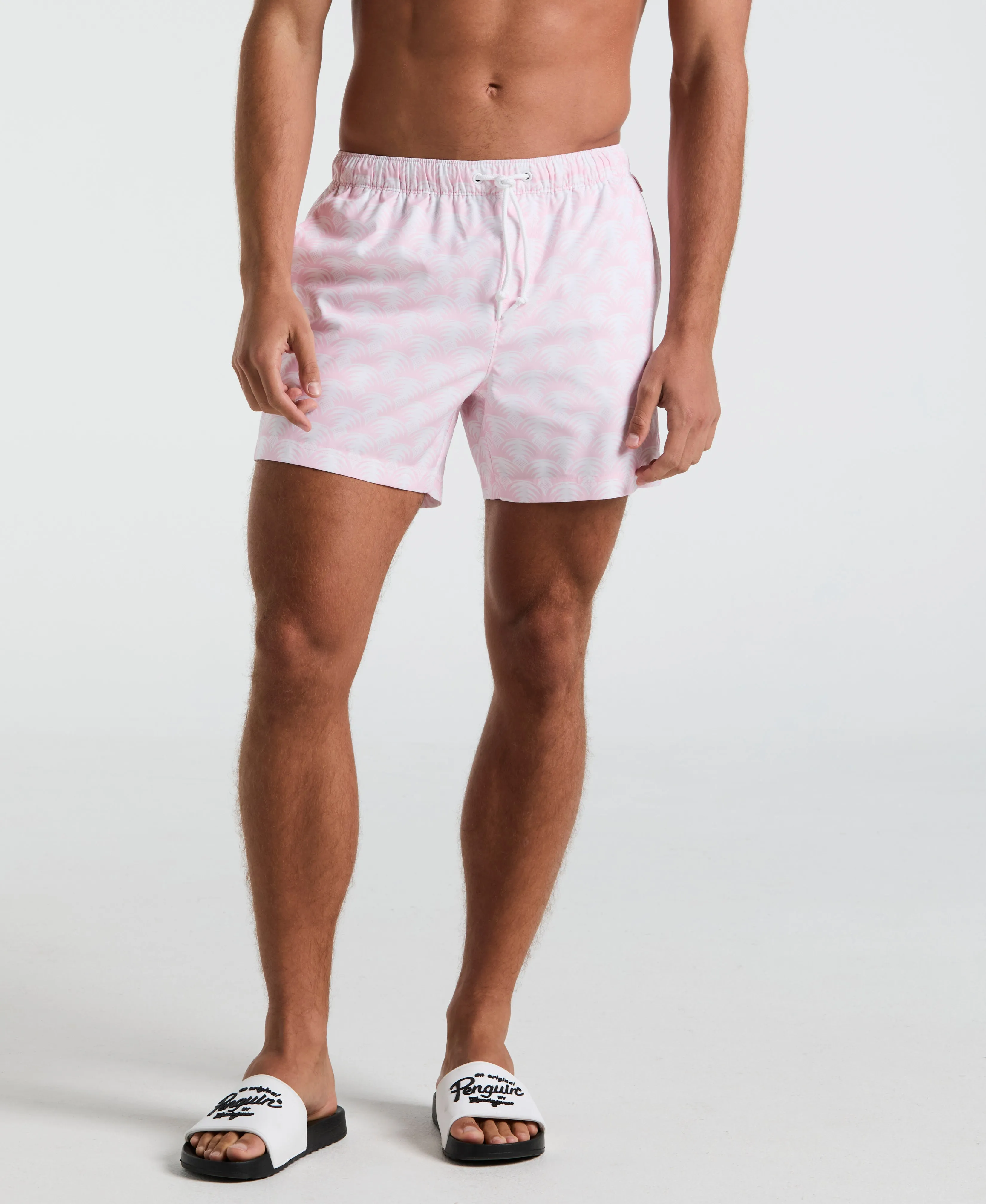 5" All-Over Geo Palms Swim Short sold by Original Penguin product image thumbnail 3