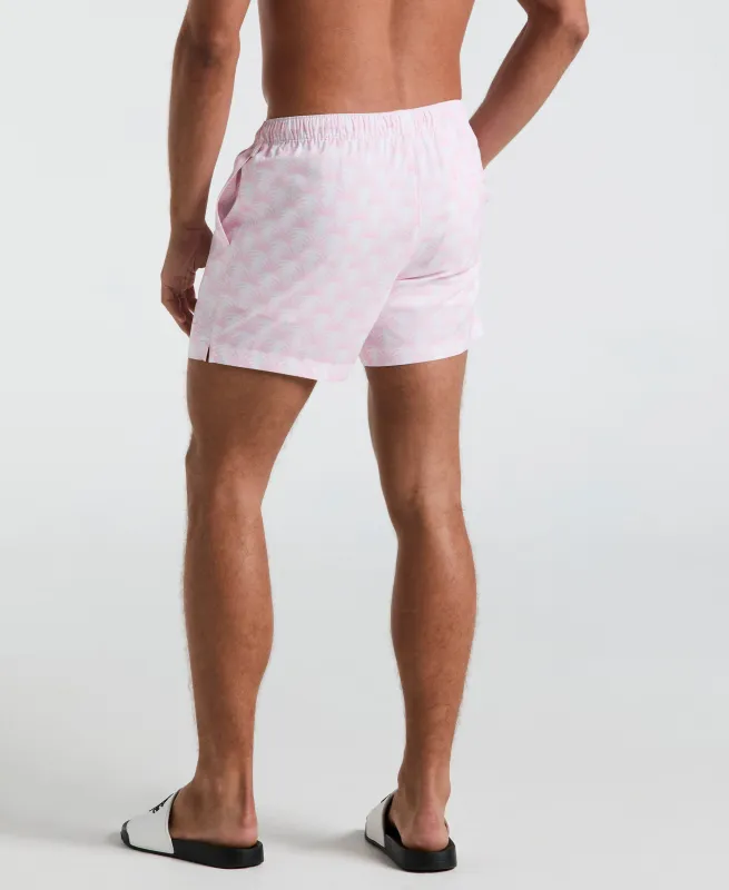 5" All-Over Geo Palms Swim Short sold by Original Penguin