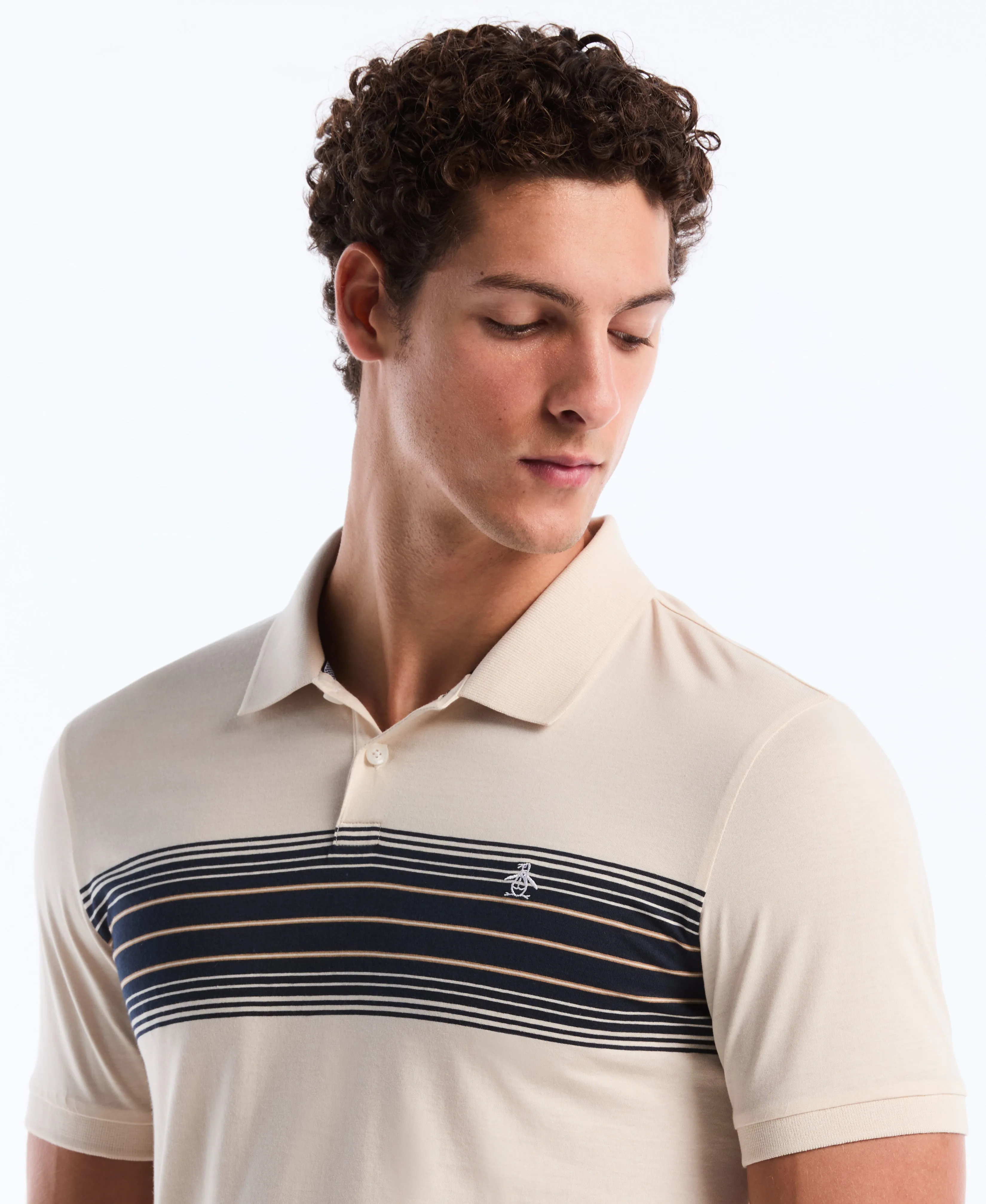 Chest Stripe Jersey Polo sold by Original Penguin product image thumbnail 2