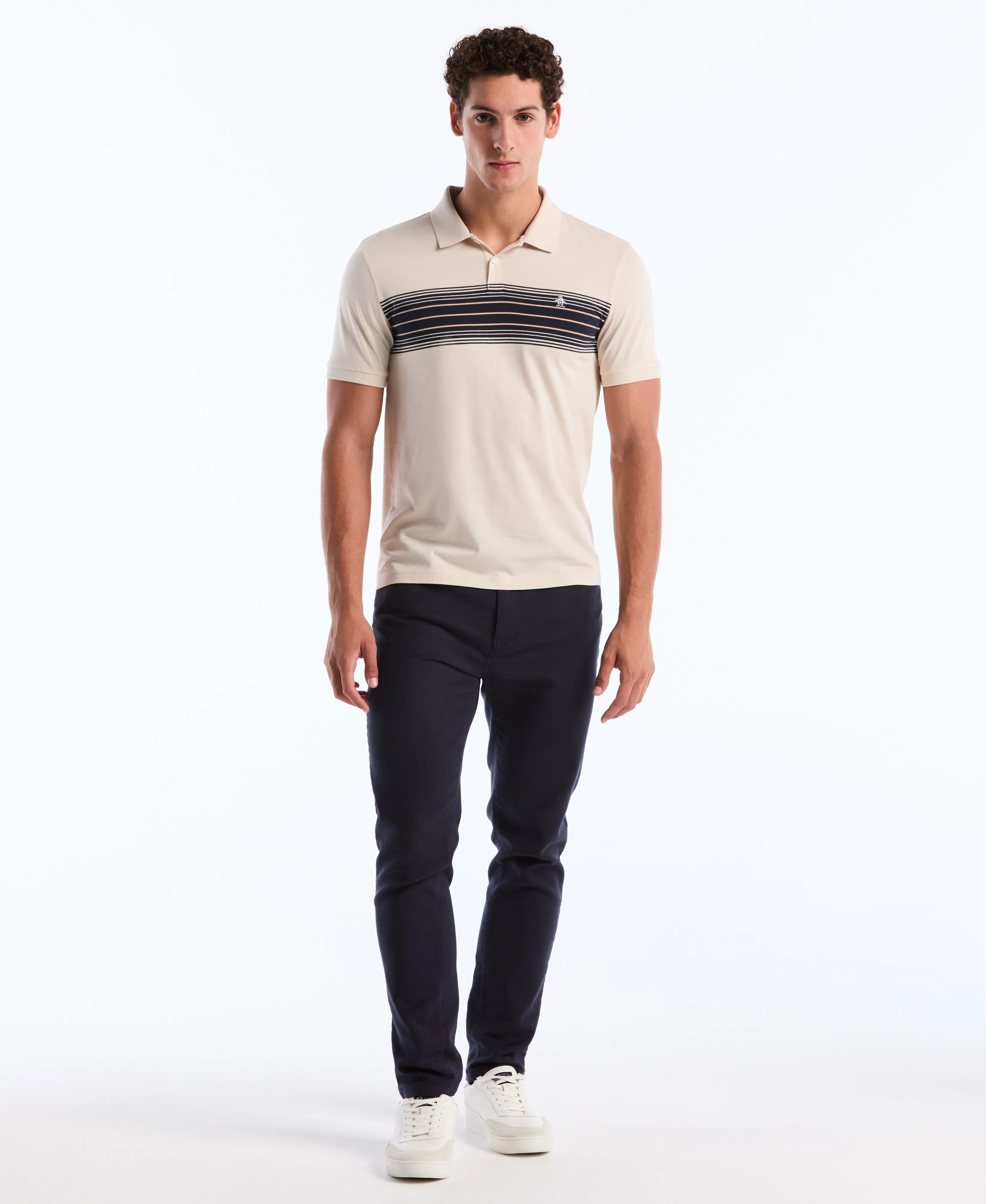 Chest Stripe Jersey Polo sold by Original Penguin product image thumbnail 4
