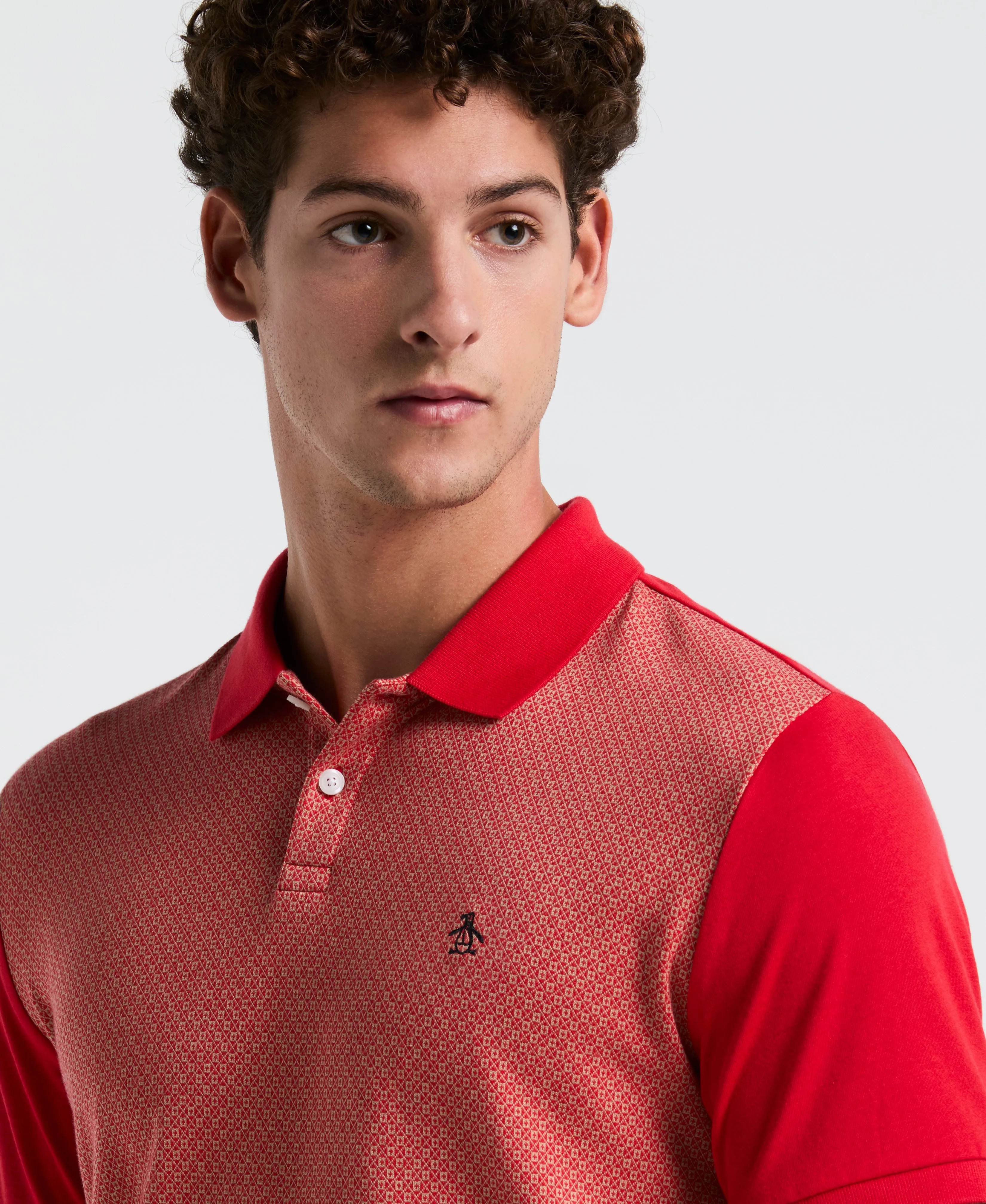 Jacquard Mini Tile Polo sold by Original Penguin product image thumbnail 2