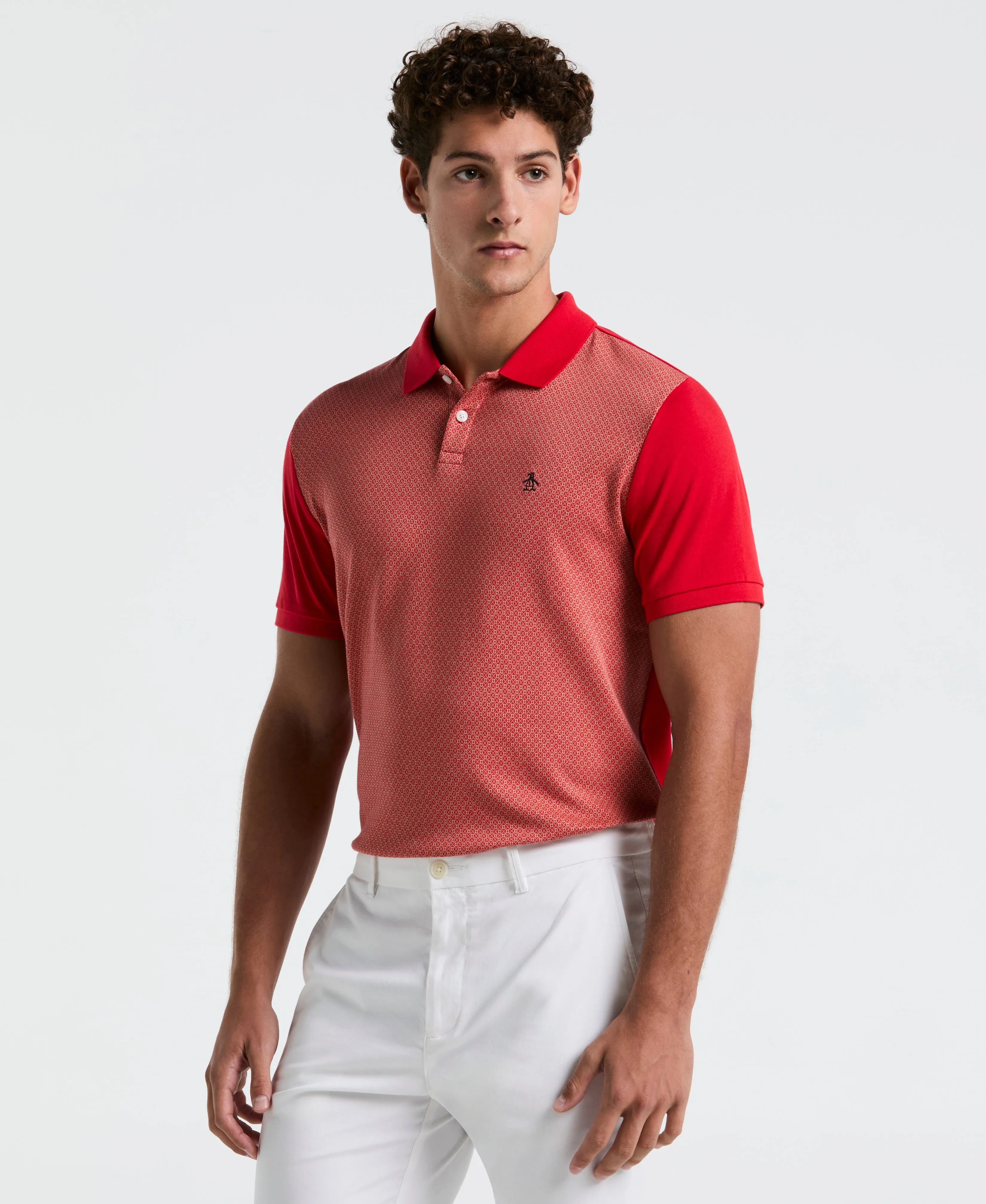 Jacquard Mini Tile Polo sold by Original Penguin product image thumbnail 3