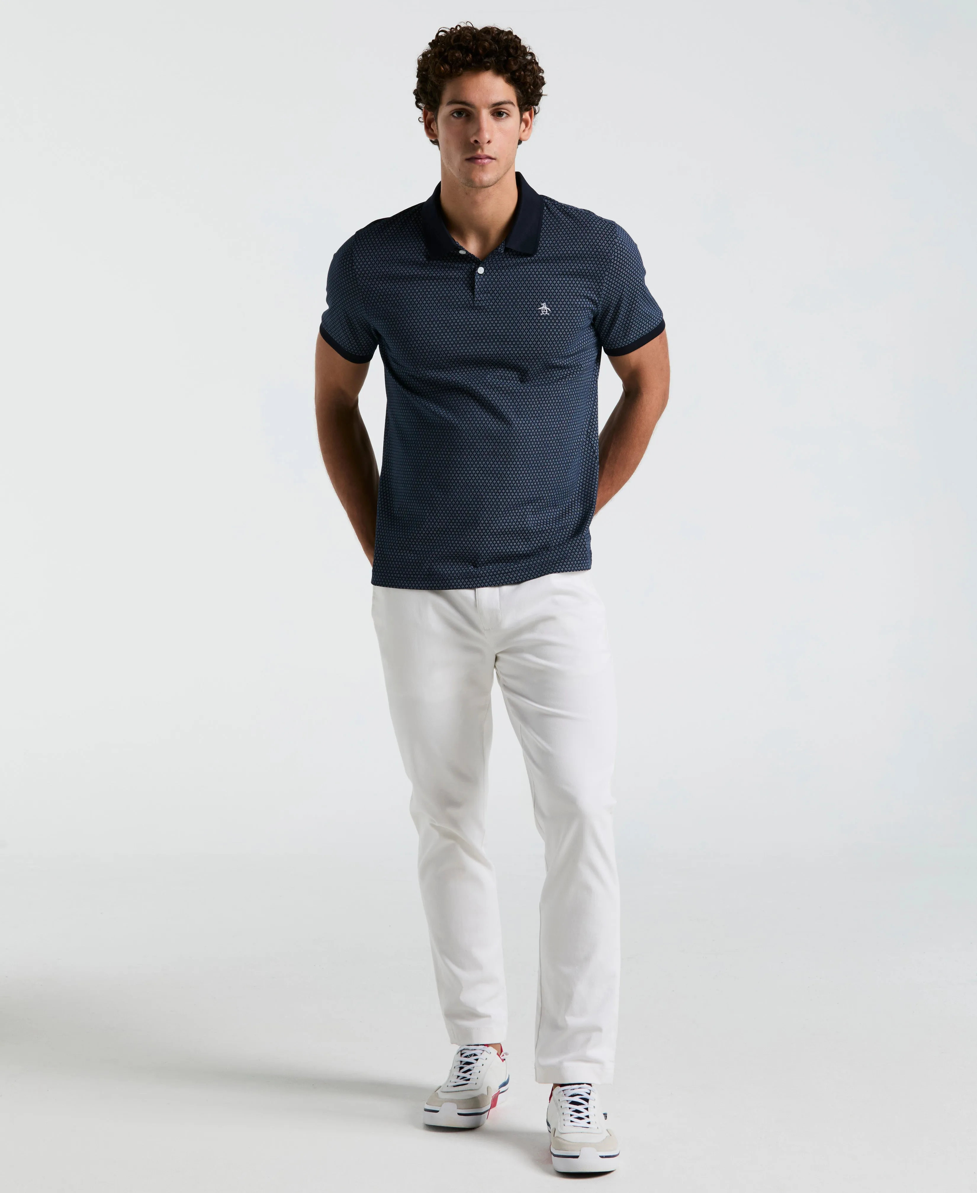All-Over Ditsy Jersey Polo sold by Original Penguin product image thumbnail 3