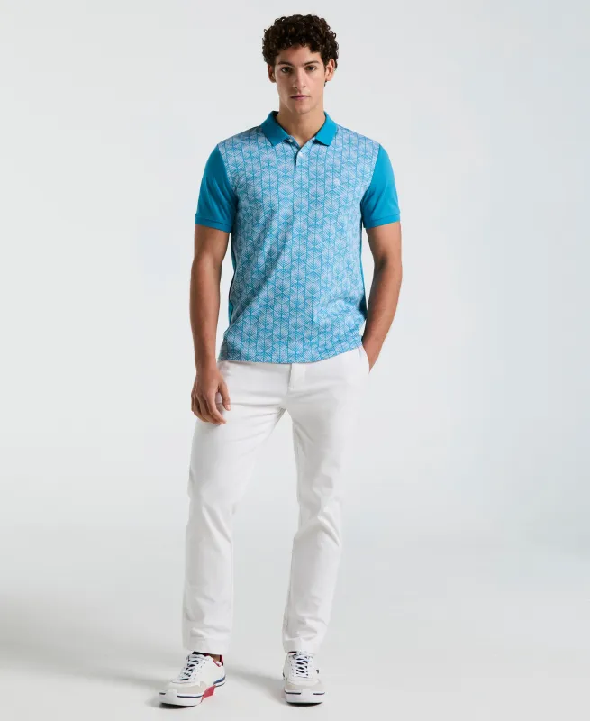 Diamond Jacquard Front Polo sold by Original Penguin