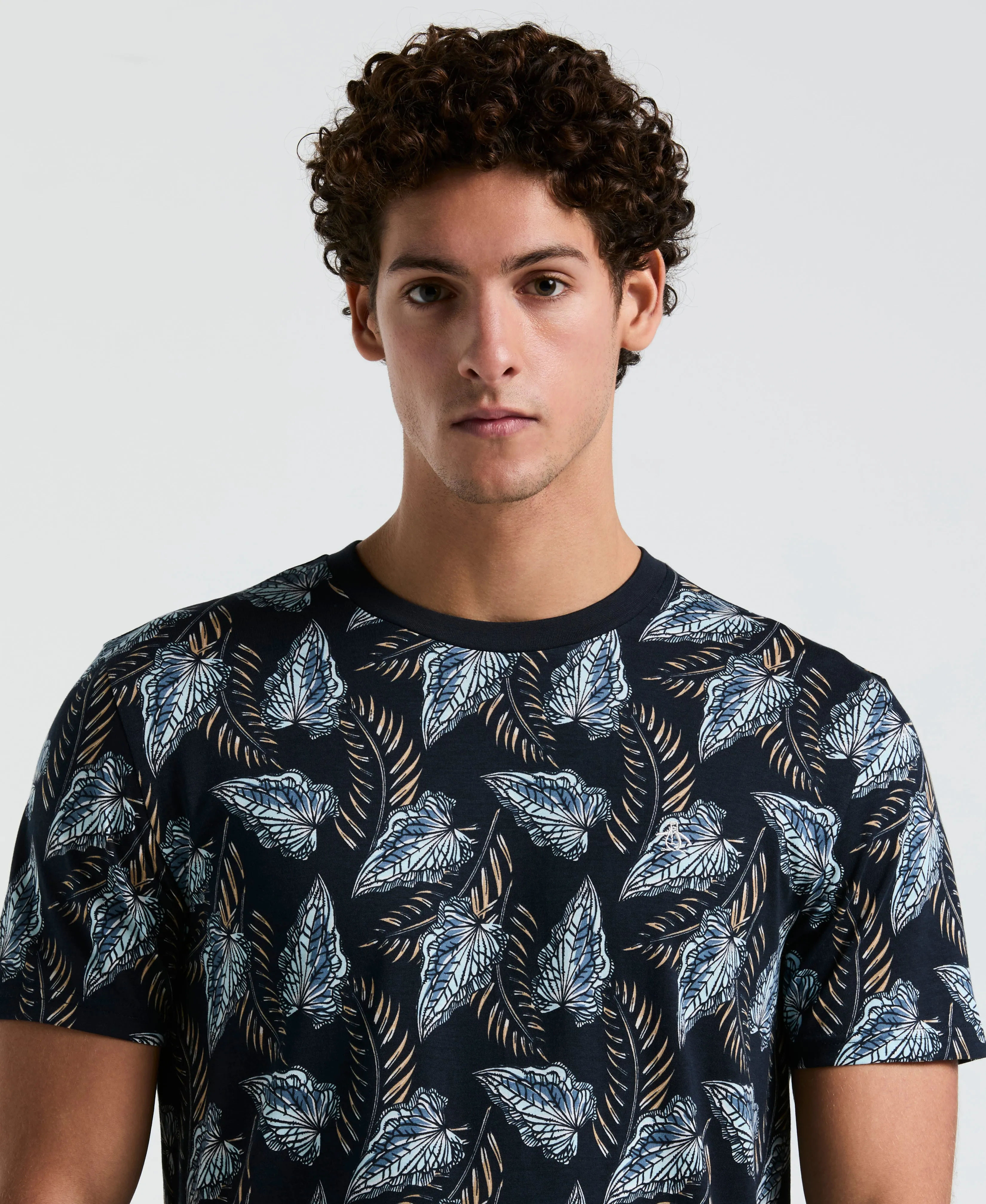 All-Over Leaves Print Jersey Tee sold by Original Penguin product image thumbnail 2