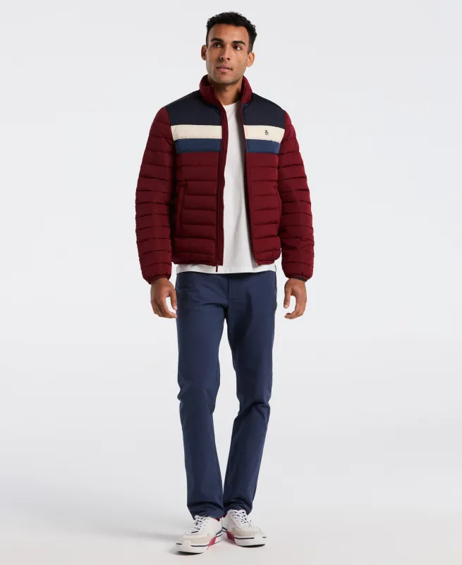 Faux Down Colorblock Jacket sold by Original Penguin