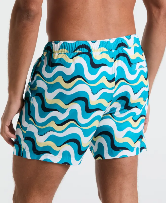 5" All-Over Print Multiwave Swim Short sold by Original Penguin