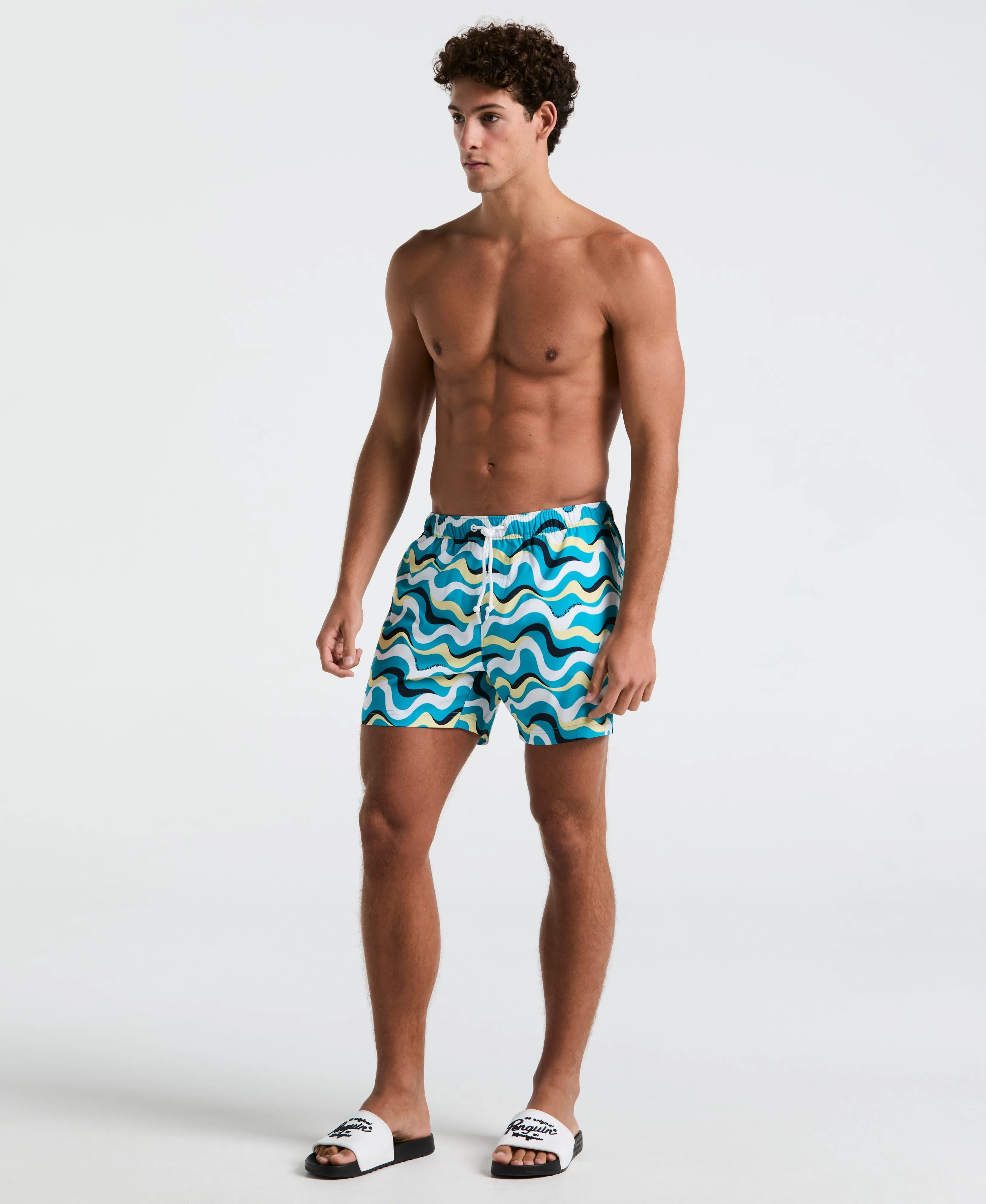 5" All-Over Print Multiwave Swim Short sold by Original Penguin product image thumbnail 2