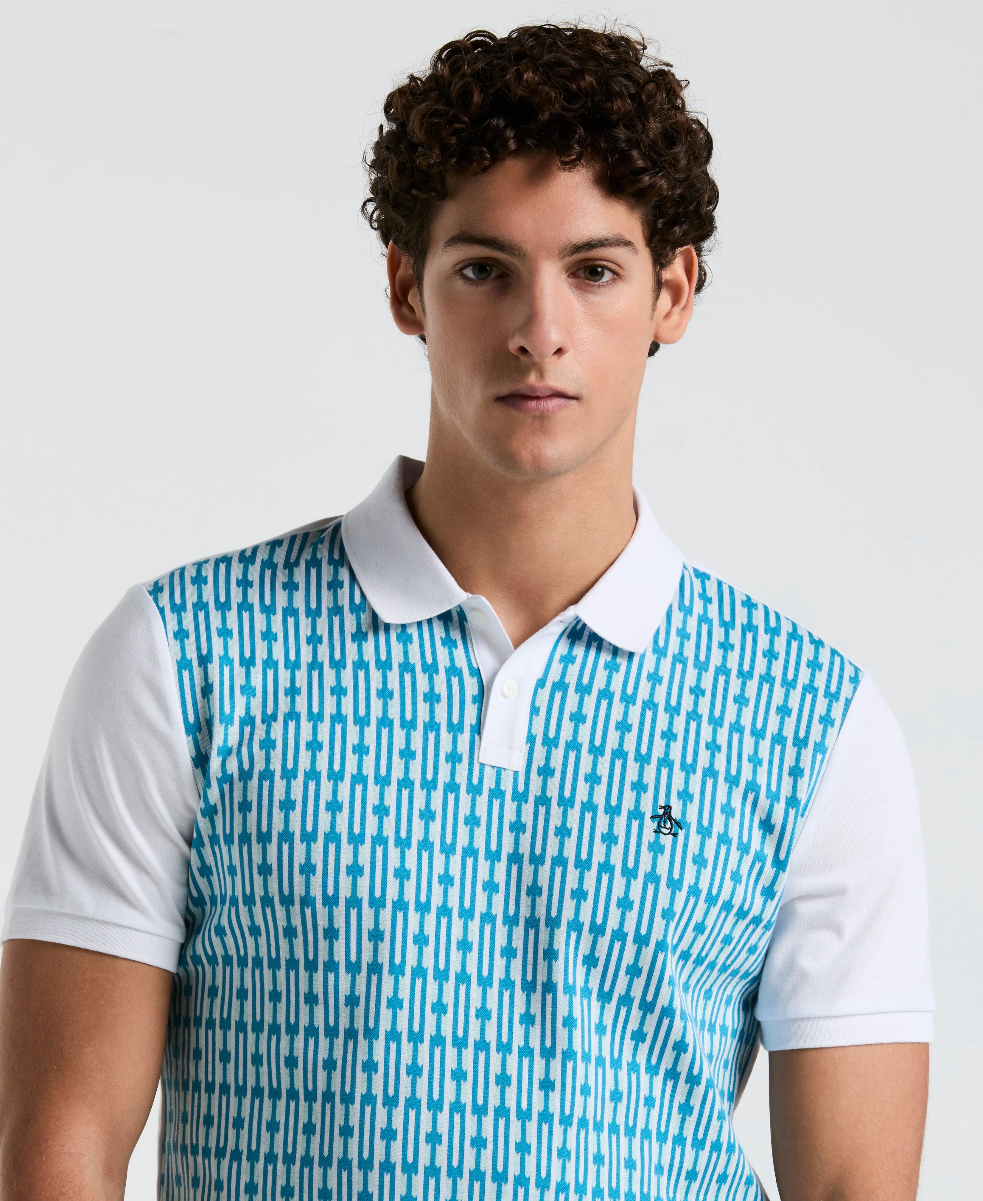 Geo Jacquard Front Polo sold by Original Penguin product image thumbnail 2