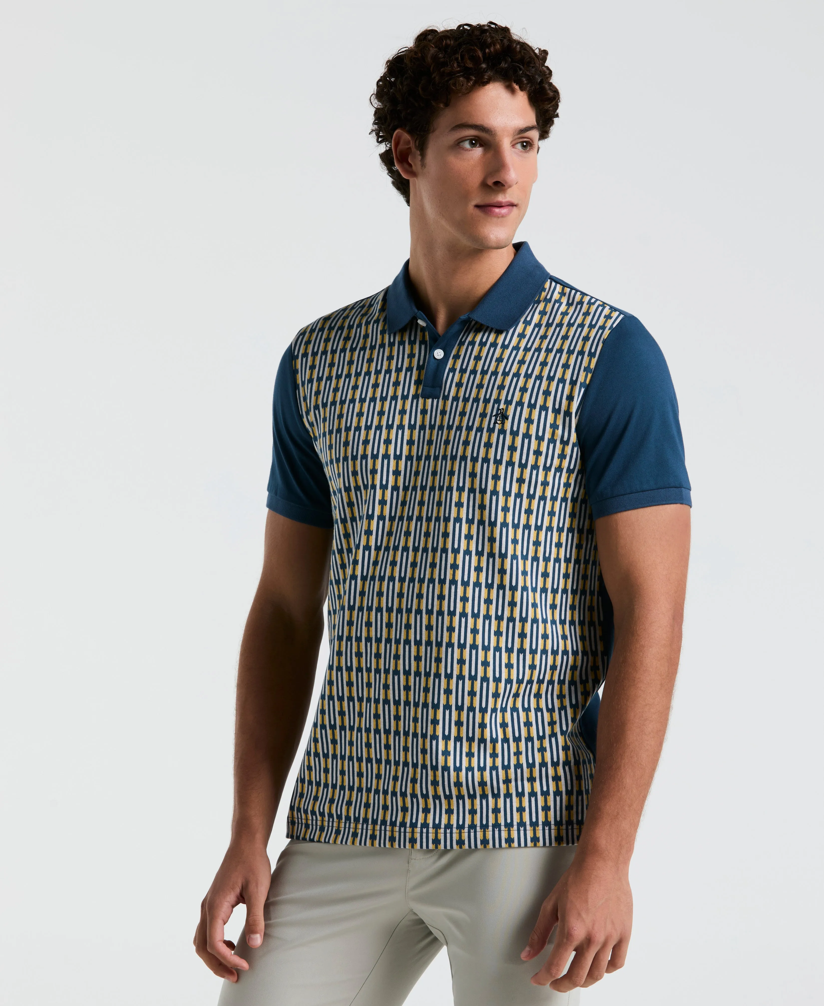 Geo Jacquard Front Polo sold by Original Penguin product image thumbnail 5
