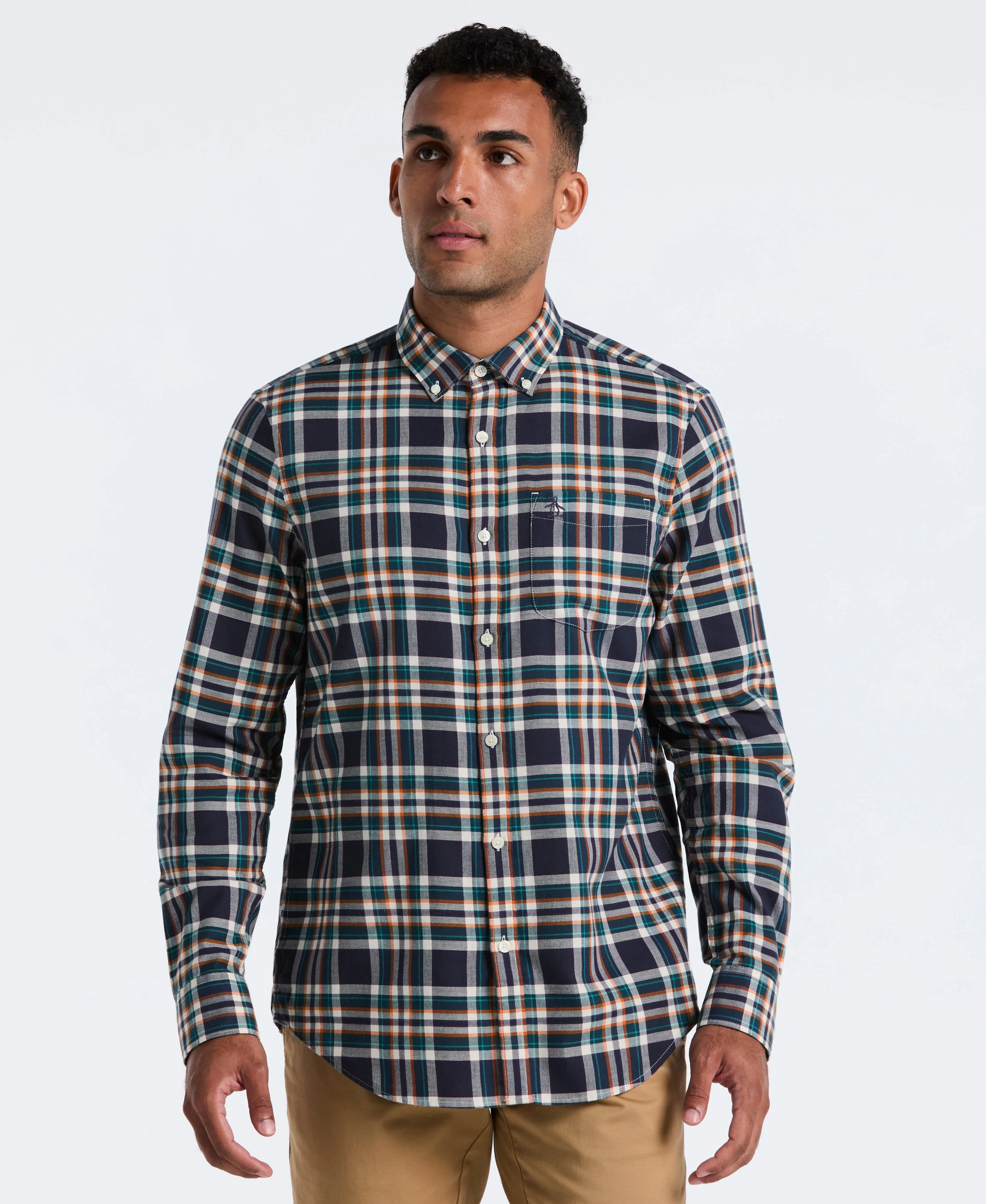 All-Over Plaid Button-Down Shirt sold by Original Penguin product image thumbnail 4