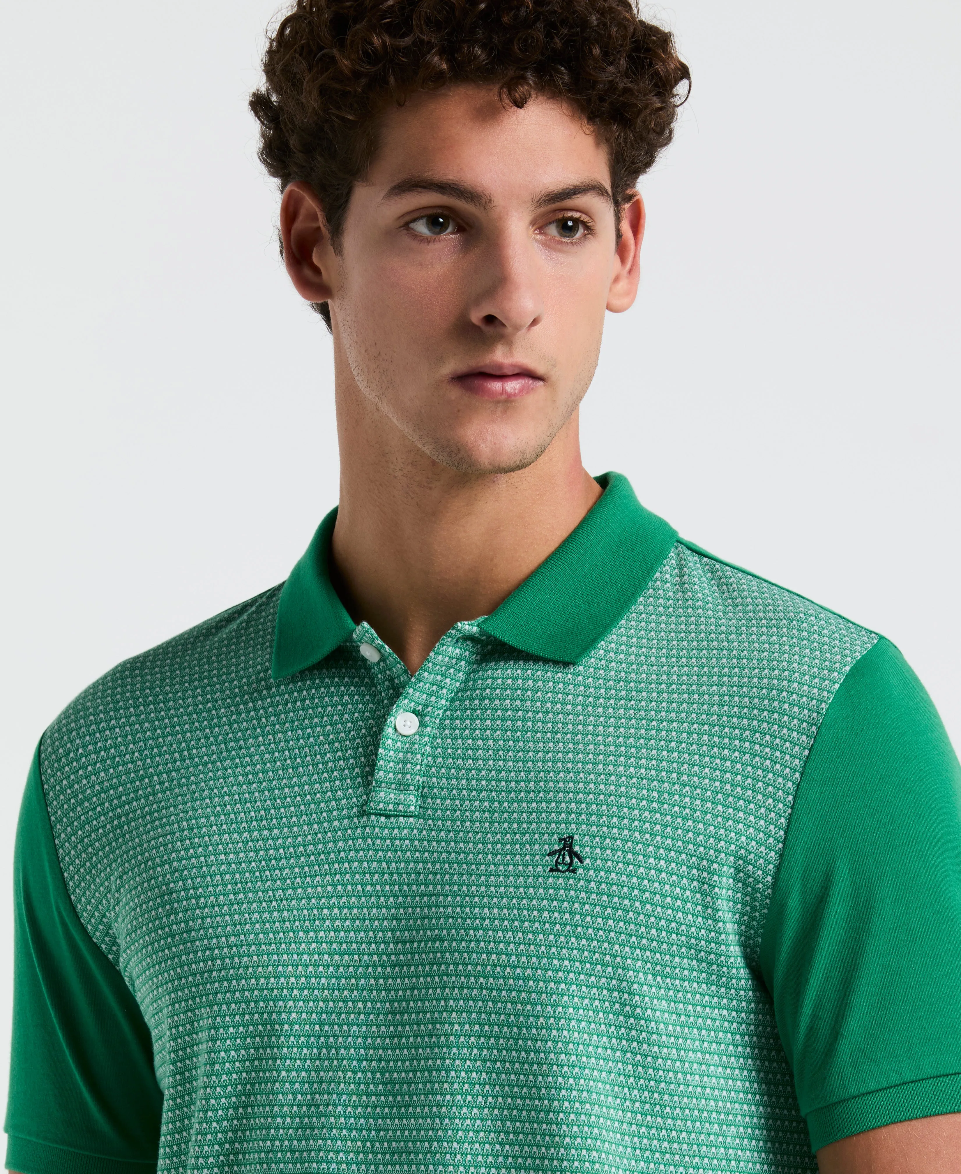 Jacquard Mini Geo Jersey Polo sold by Original Penguin product image thumbnail 2