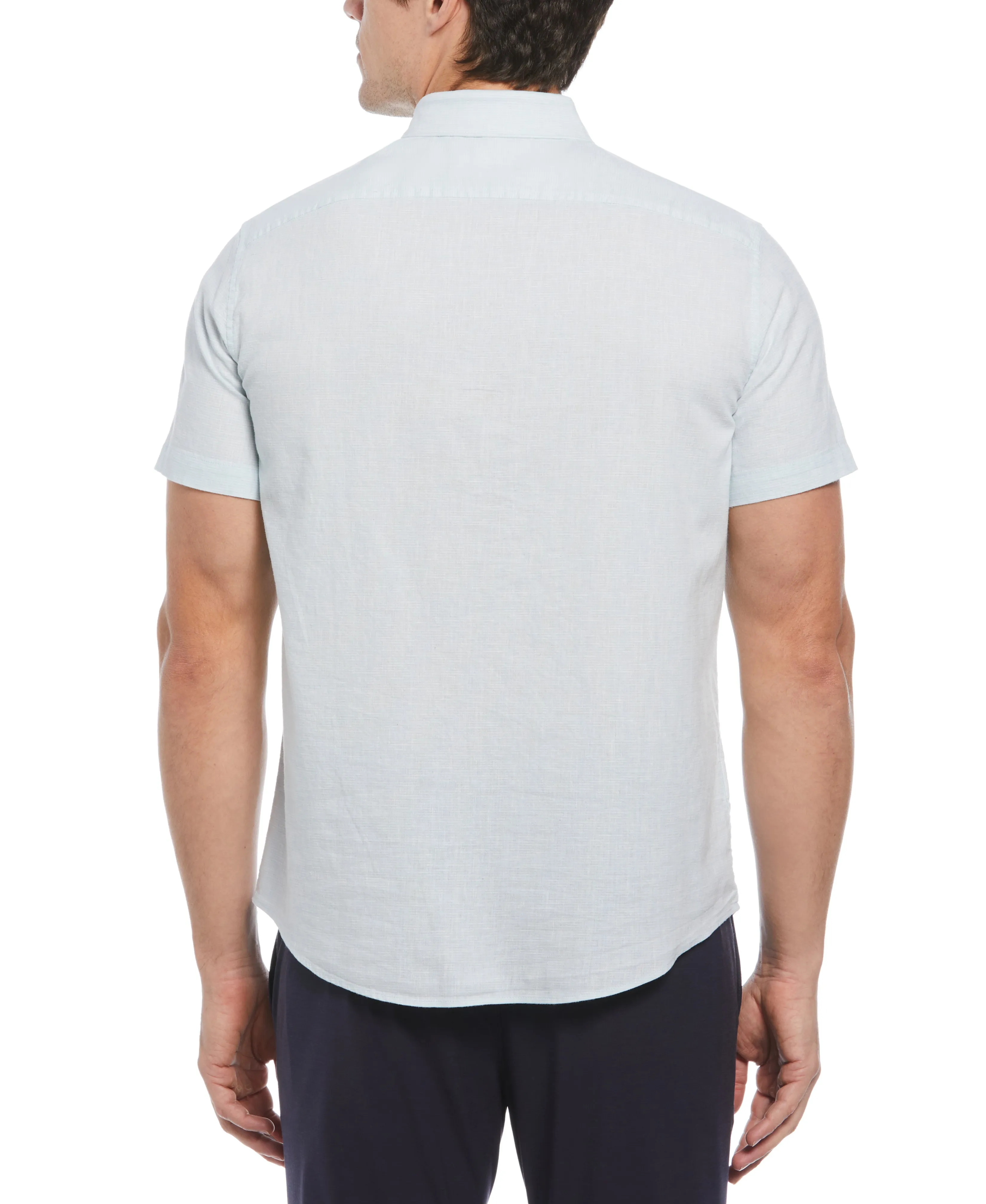 Feeder Stripe Linen Shirt sold by Original Penguin