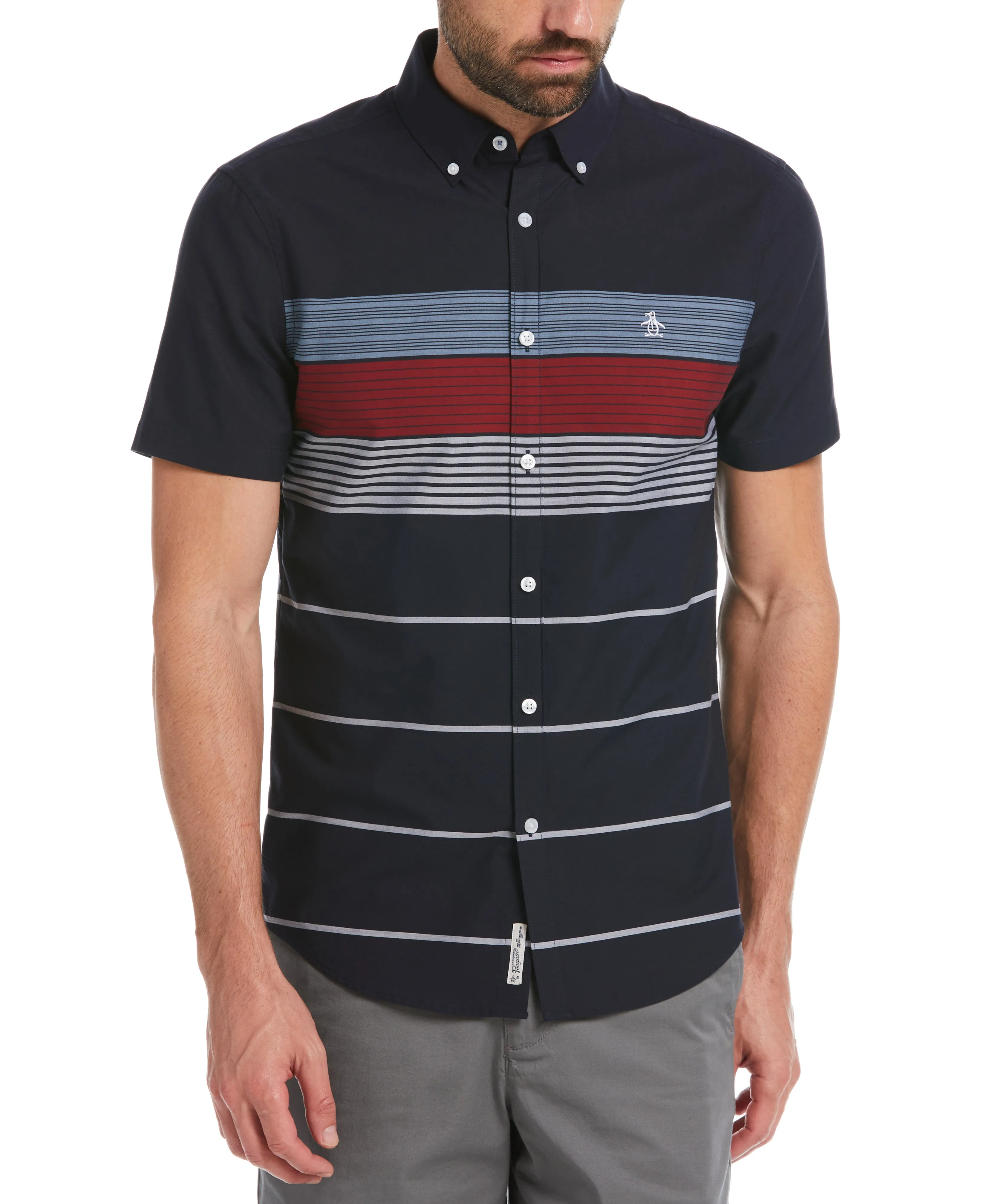 Engineered Multi Stripe Shirt sold by Original Penguin