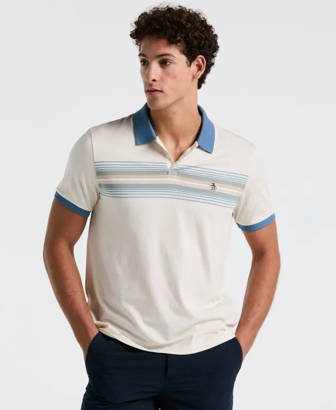 Chest Stripe Jersey Polo sold by Original Penguin