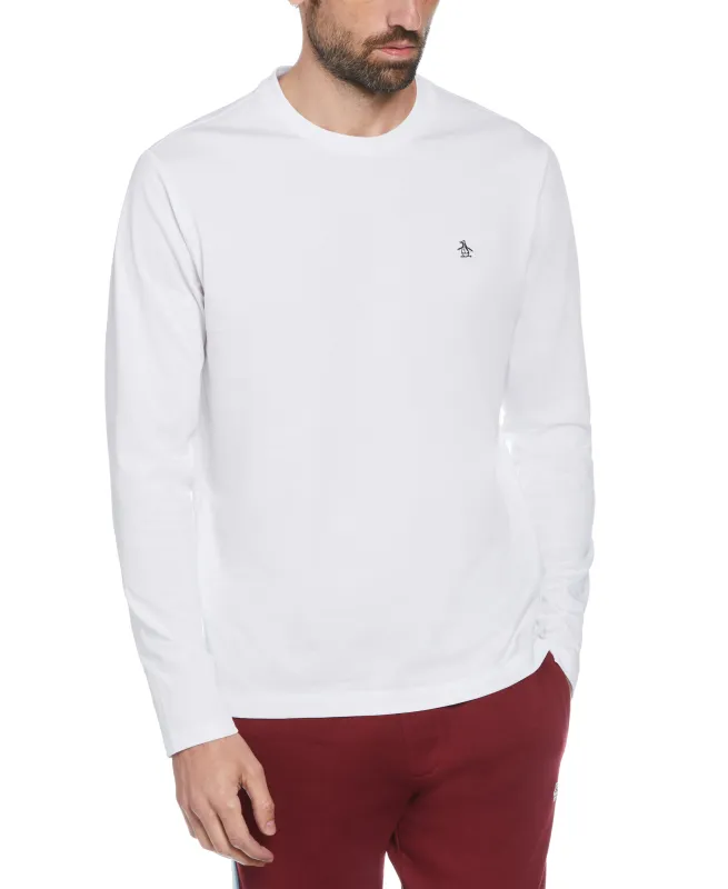 Cotton Long Sleeve Tee sold by Original Penguin