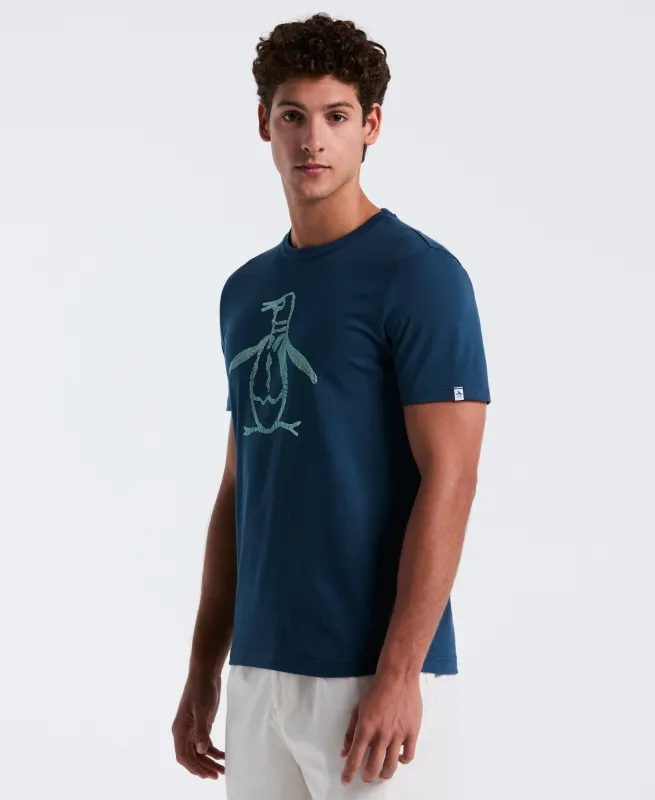 3D Dot Penguin Graphic Tee sold by Original Penguin