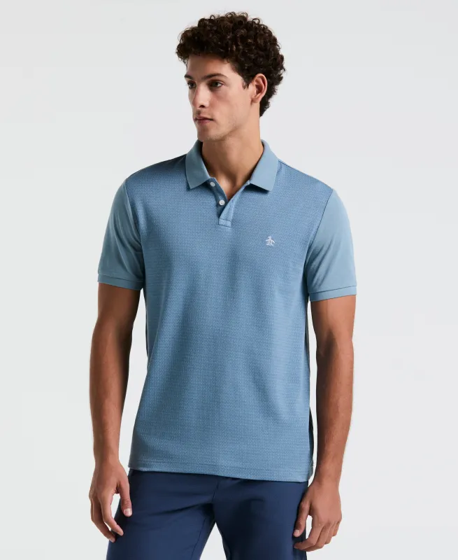 Jacquard Geo Line Polo sold by Original Penguin