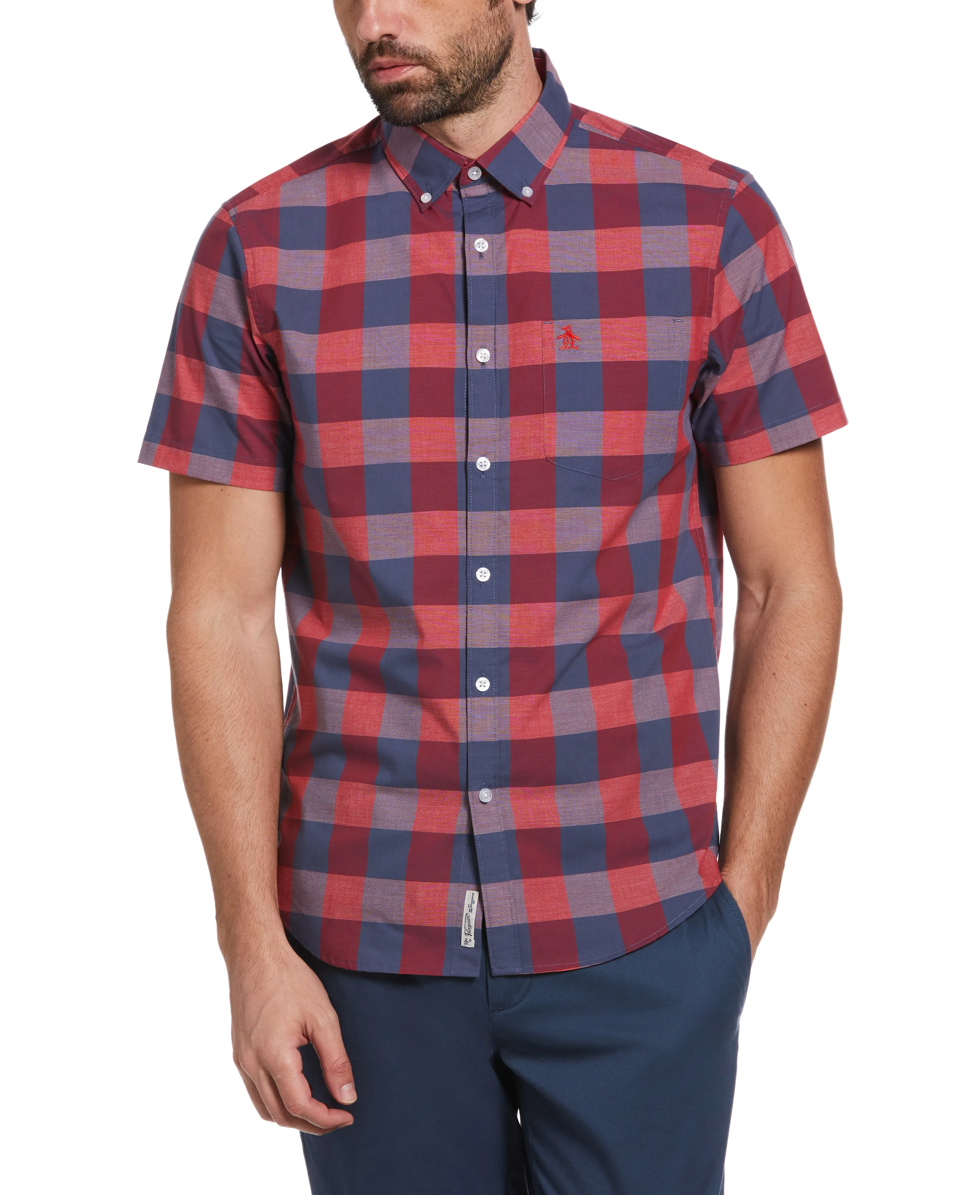 End-On-End Plaid Shirt sold by Original Penguin product image thumbnail 4