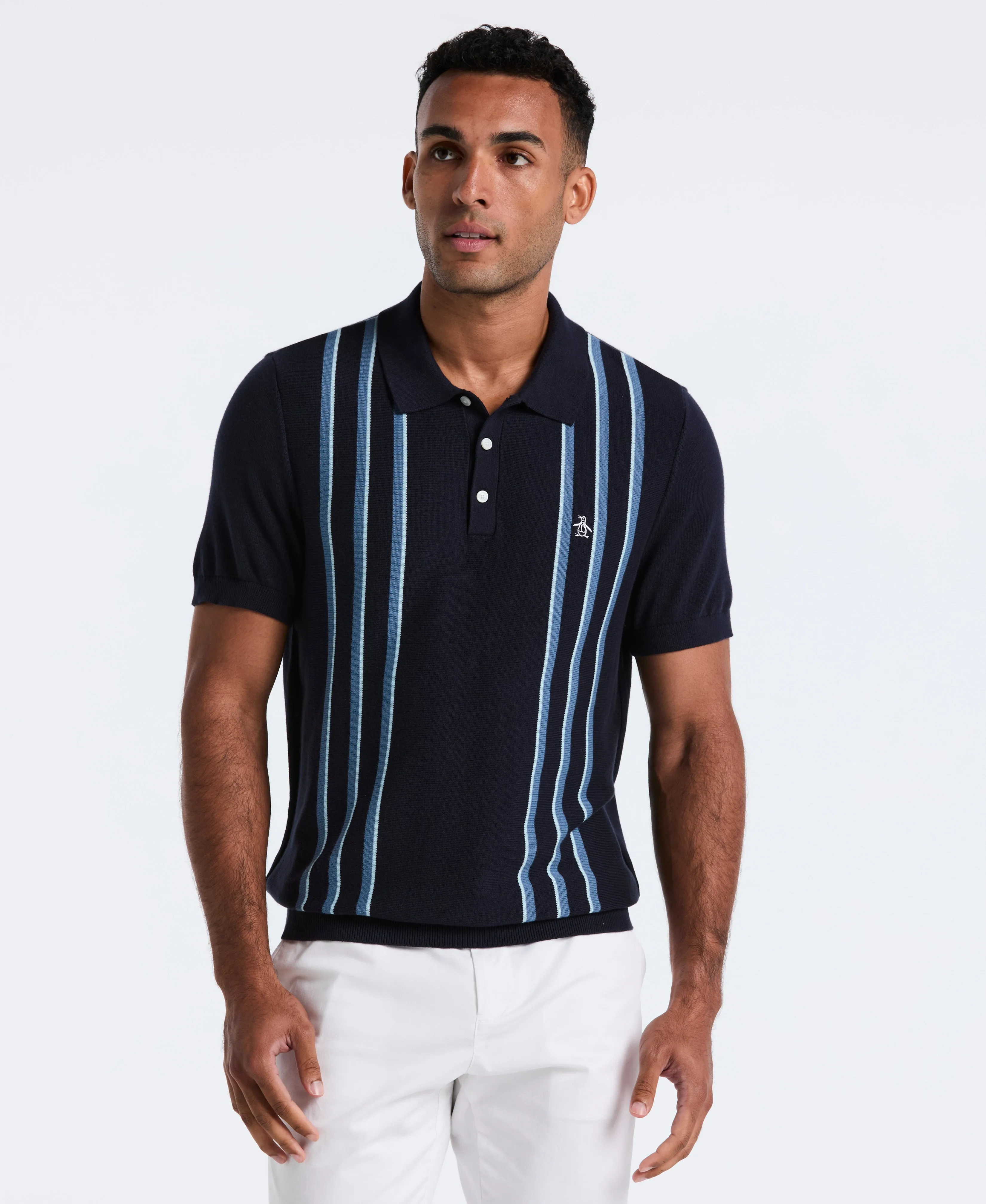 Vertical Stripe Sweater Polo sold by Original Penguin product image thumbnail 5