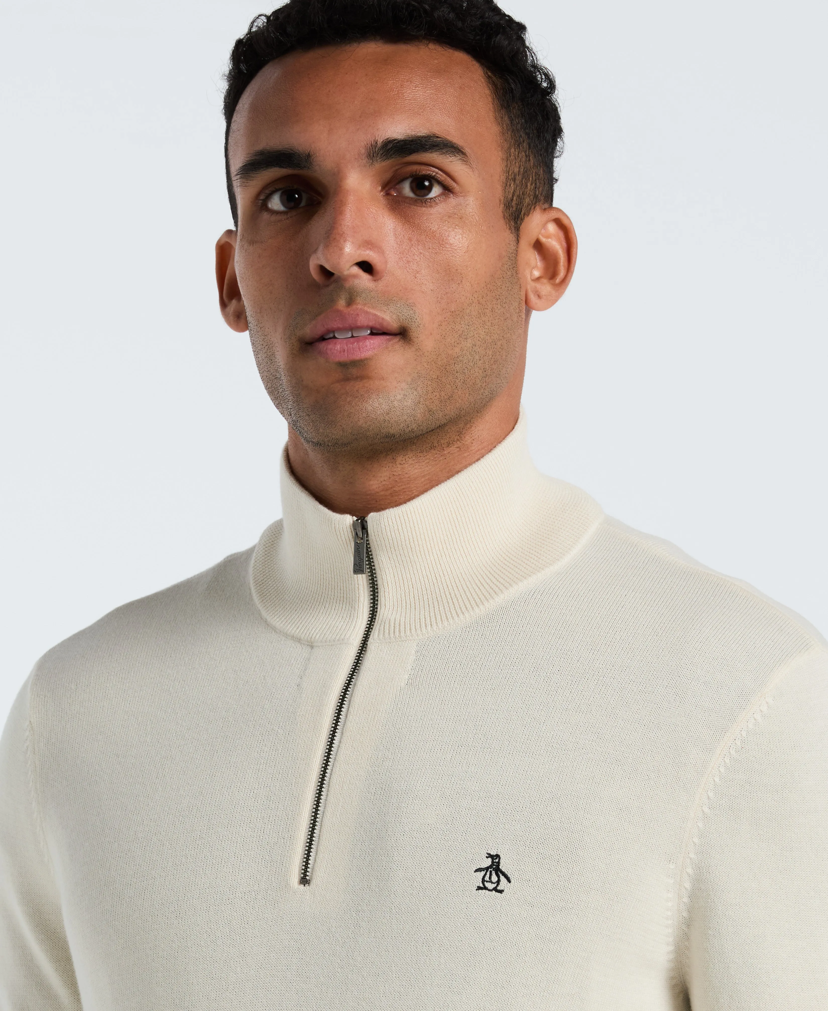 Quarter Zip Jersey Sweater sold by Original Penguin product image thumbnail 2