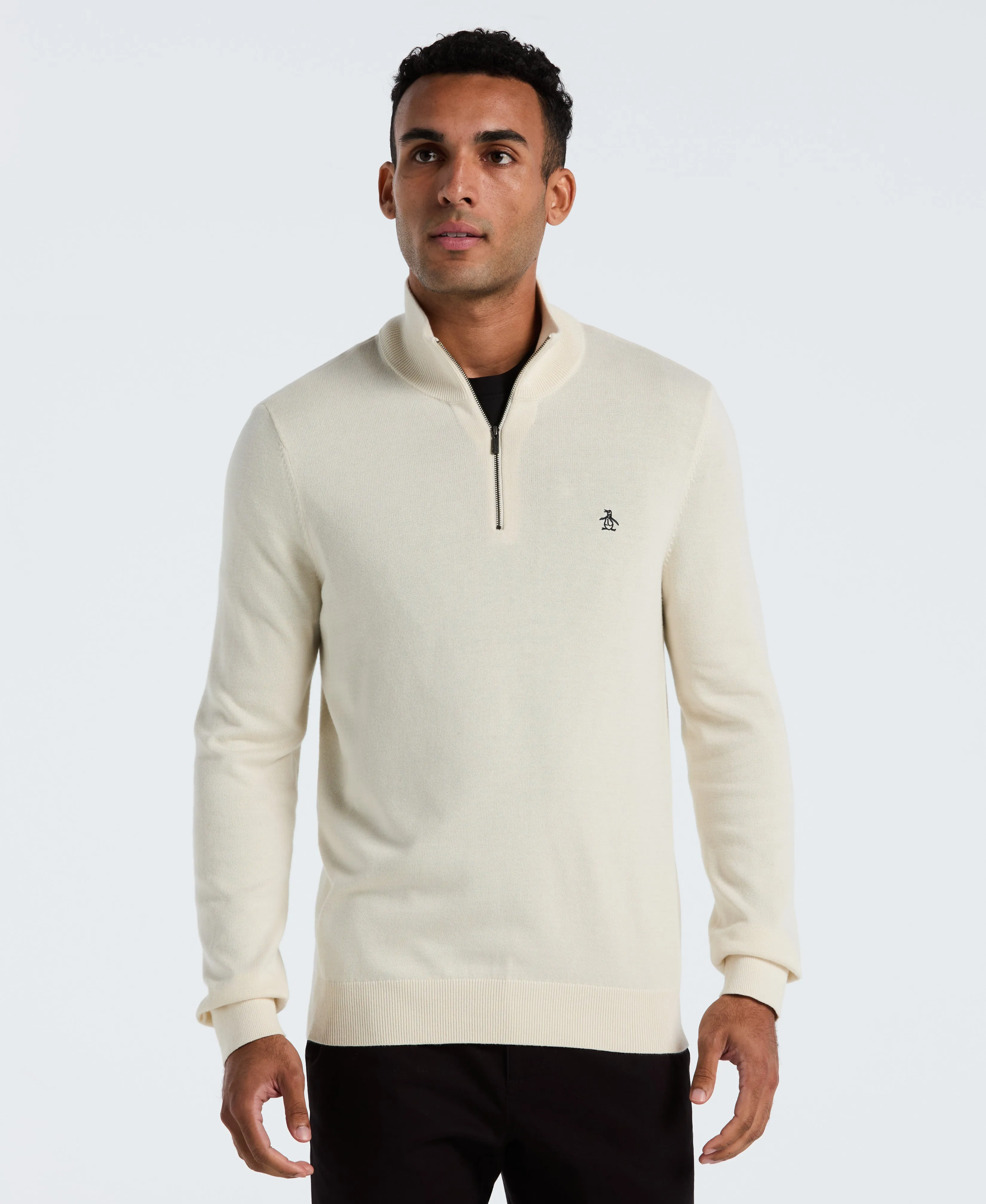 Quarter Zip Jersey Sweater sold by Original Penguin