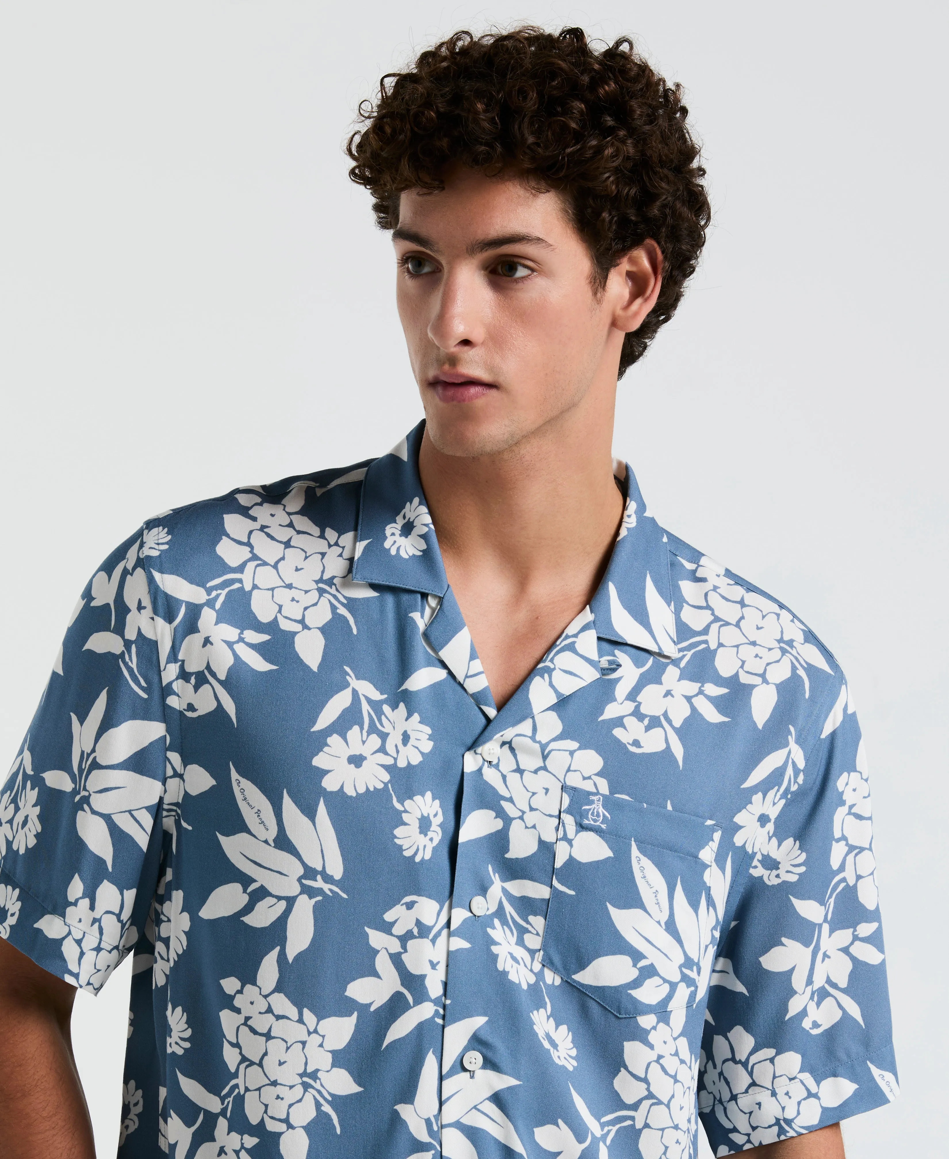 All-Over Palm Leaf Print Shirt sold by Original Penguin product image thumbnail 5