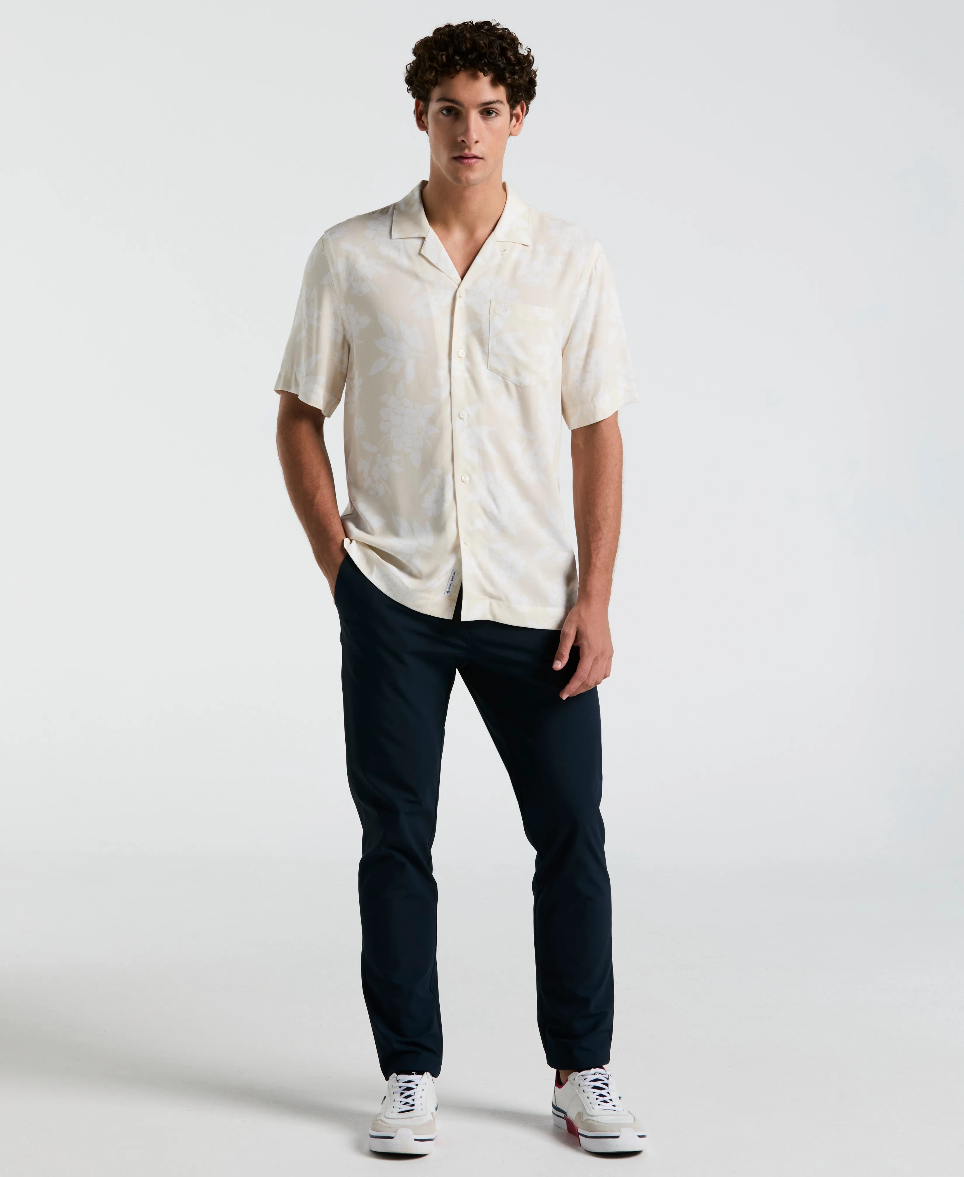All-Over Palm Leaf Print Shirt sold by Original Penguin product image thumbnail 4