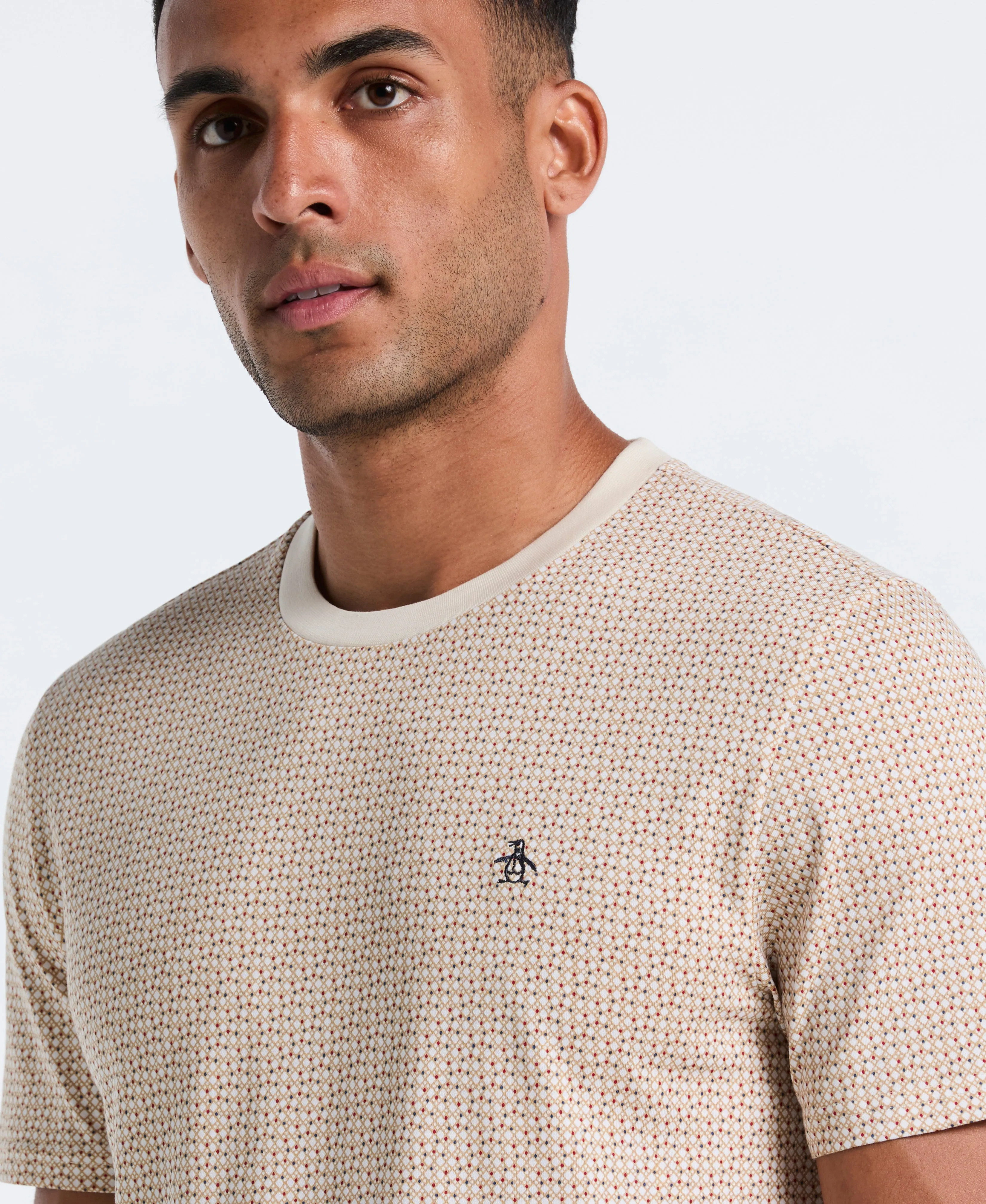 All-Over Diamond Ditsy Print Tee sold by Original Penguin product image thumbnail 3