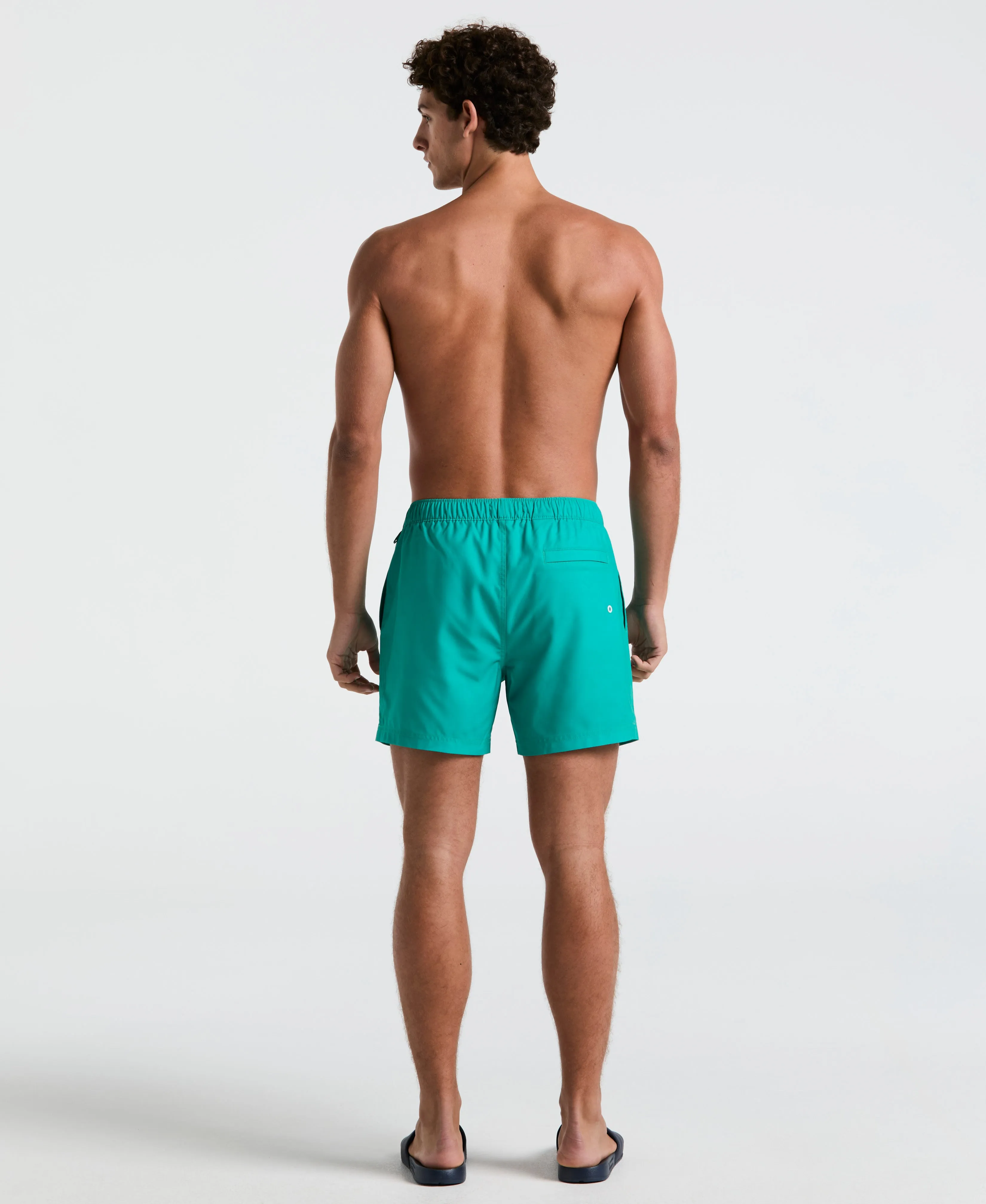 5" Box Solid Swim Short sold by Original Penguin