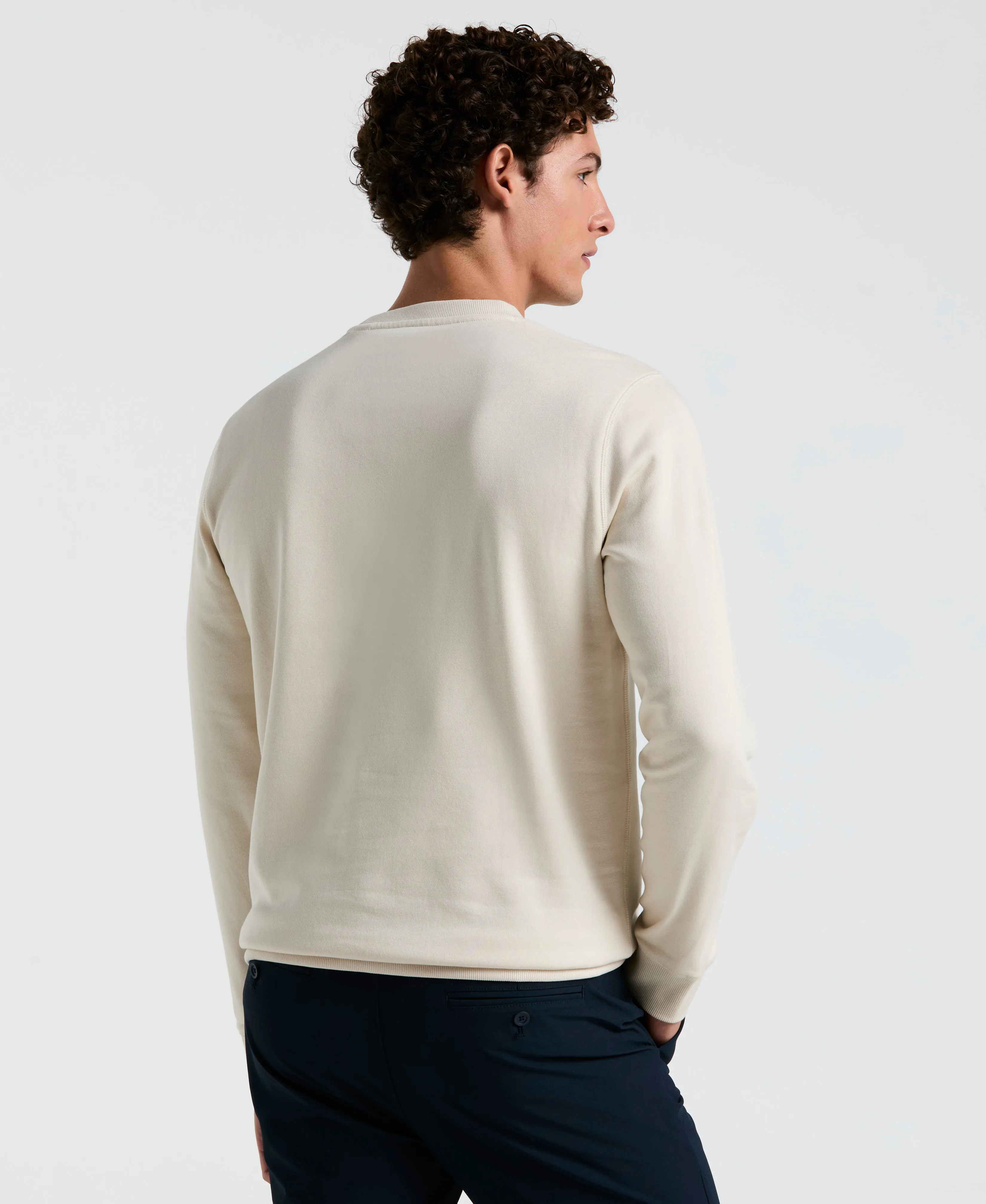 Chest Stripe Fleece Sweatshirt sold by Original Penguin product image thumbnail 3