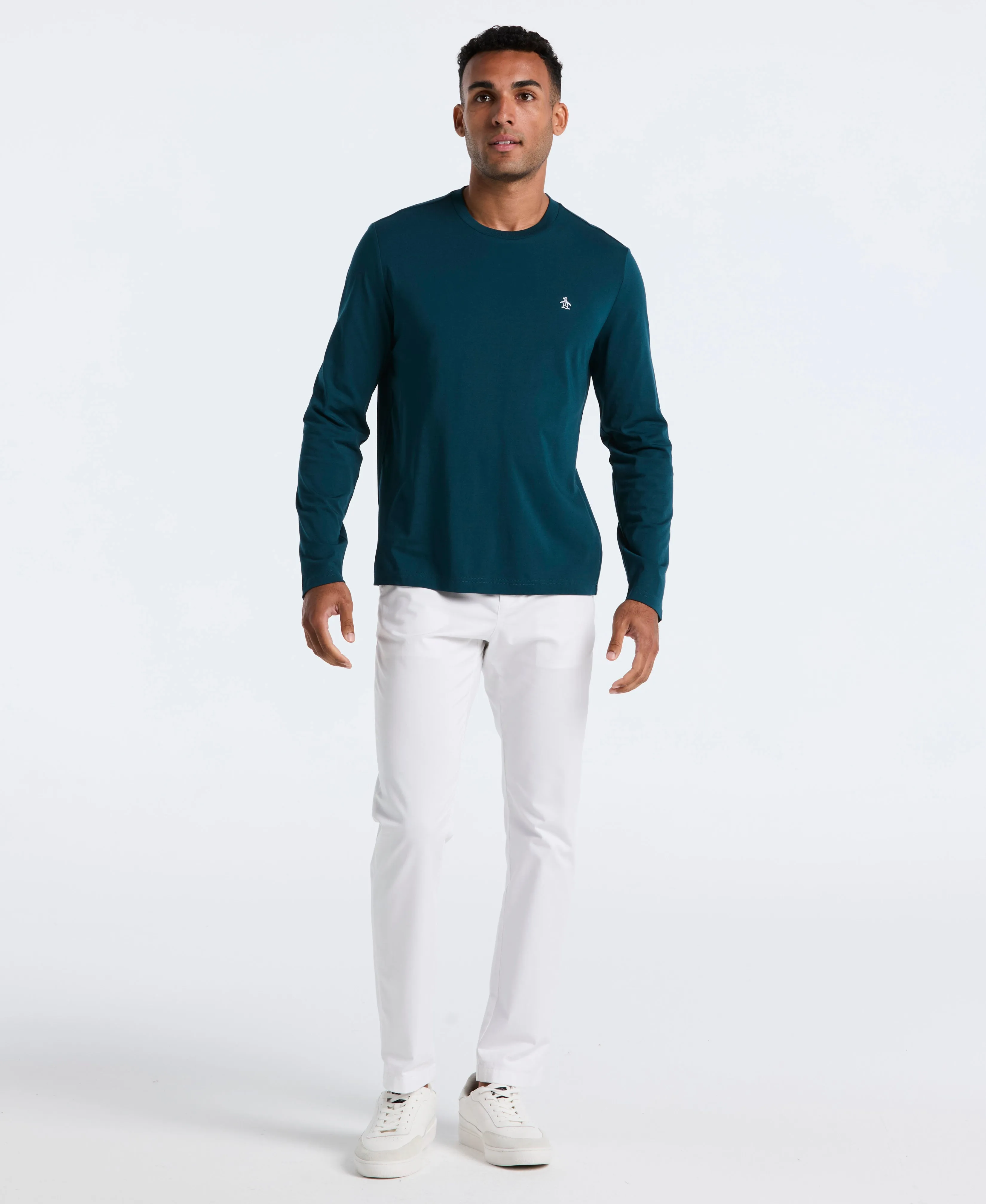 Crewneck Long Sleeve Tee sold by Original Penguin product image thumbnail 2