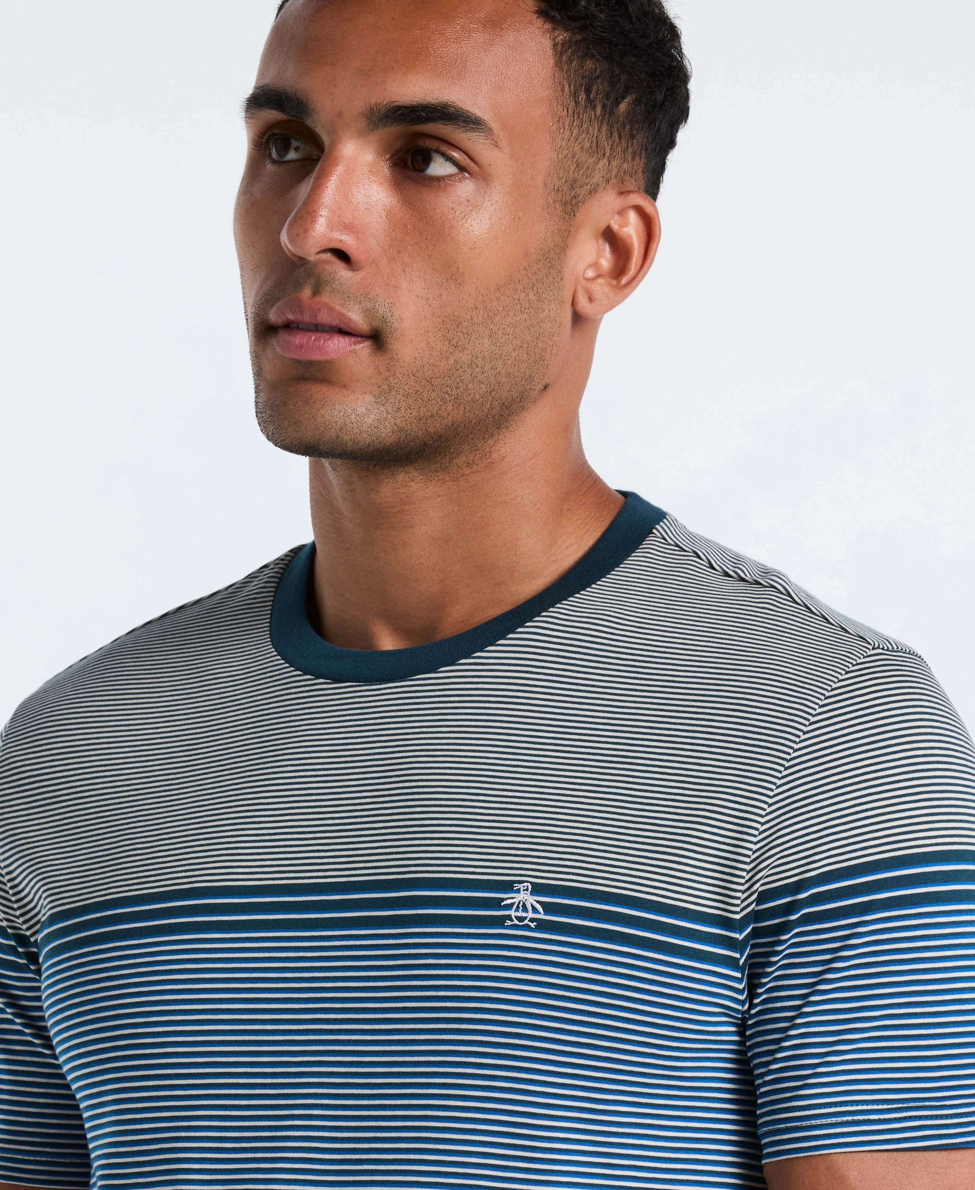 Engineered Stripe Jersey Tee sold by Original Penguin product image thumbnail 3