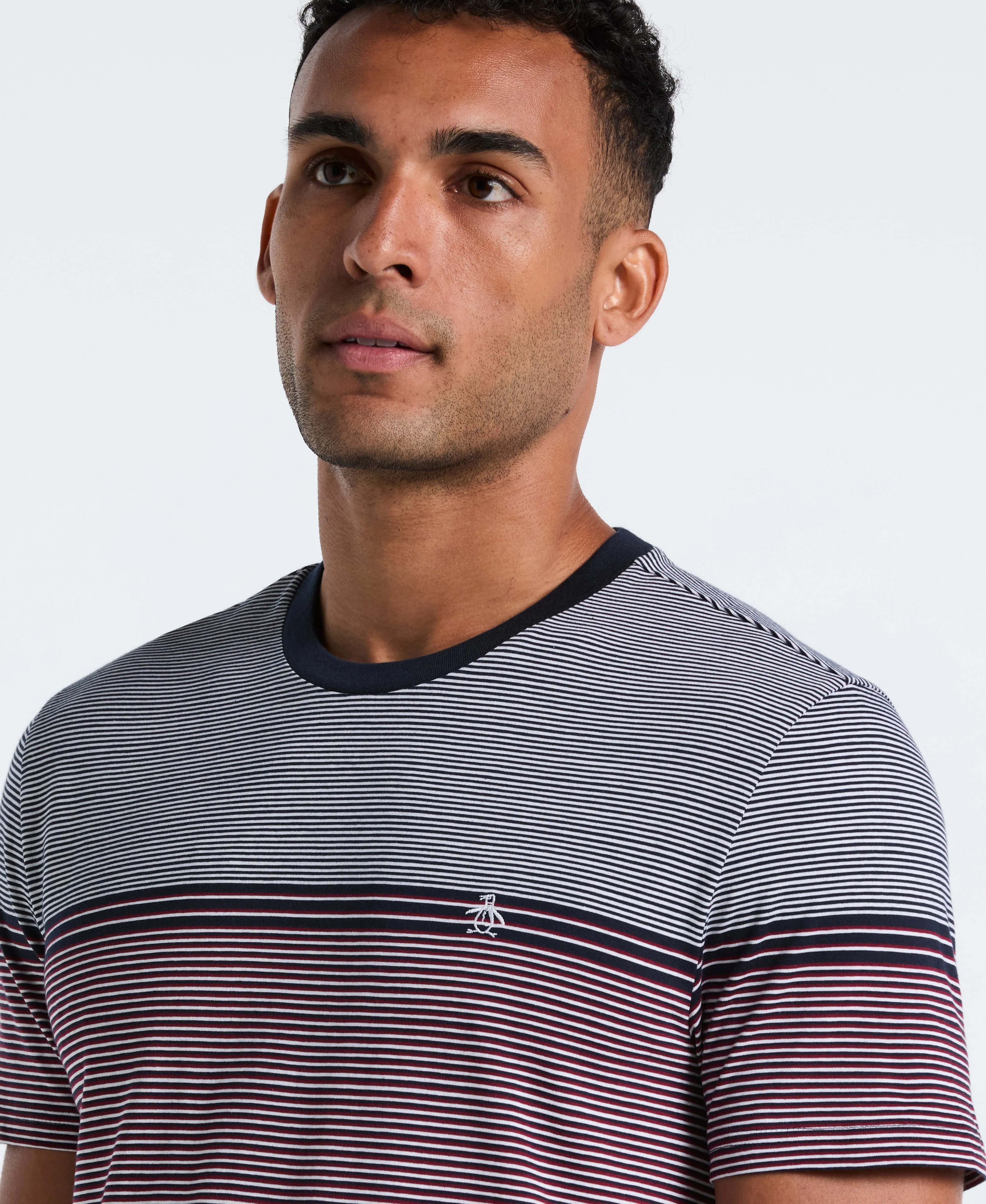 Engineered Stripe Jersey Tee sold by Original Penguin product image thumbnail 5