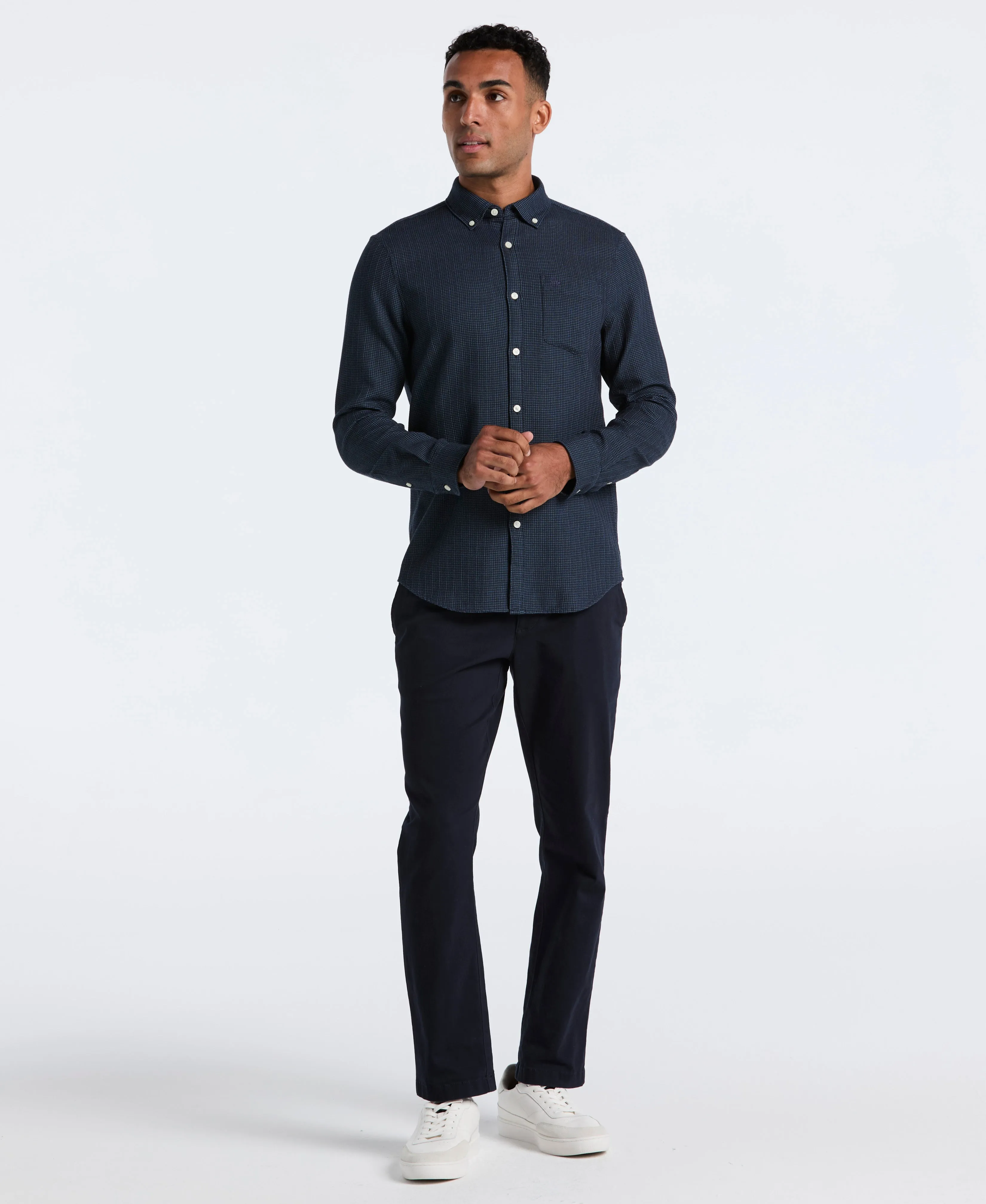 Cotton Blend Waffle Shirt sold by Original Penguin product image thumbnail 2