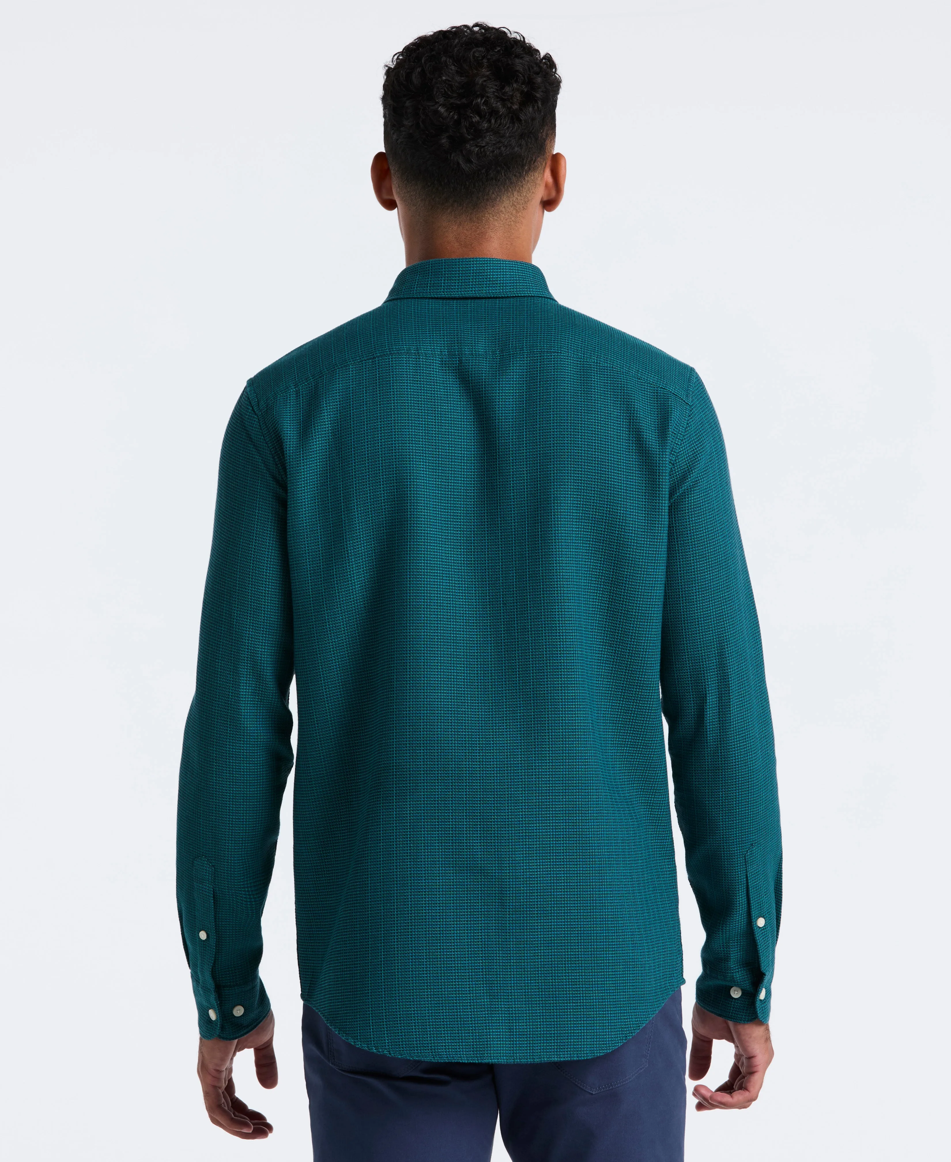 Cotton Blend Waffle Shirt sold by Original Penguin product image thumbnail 5