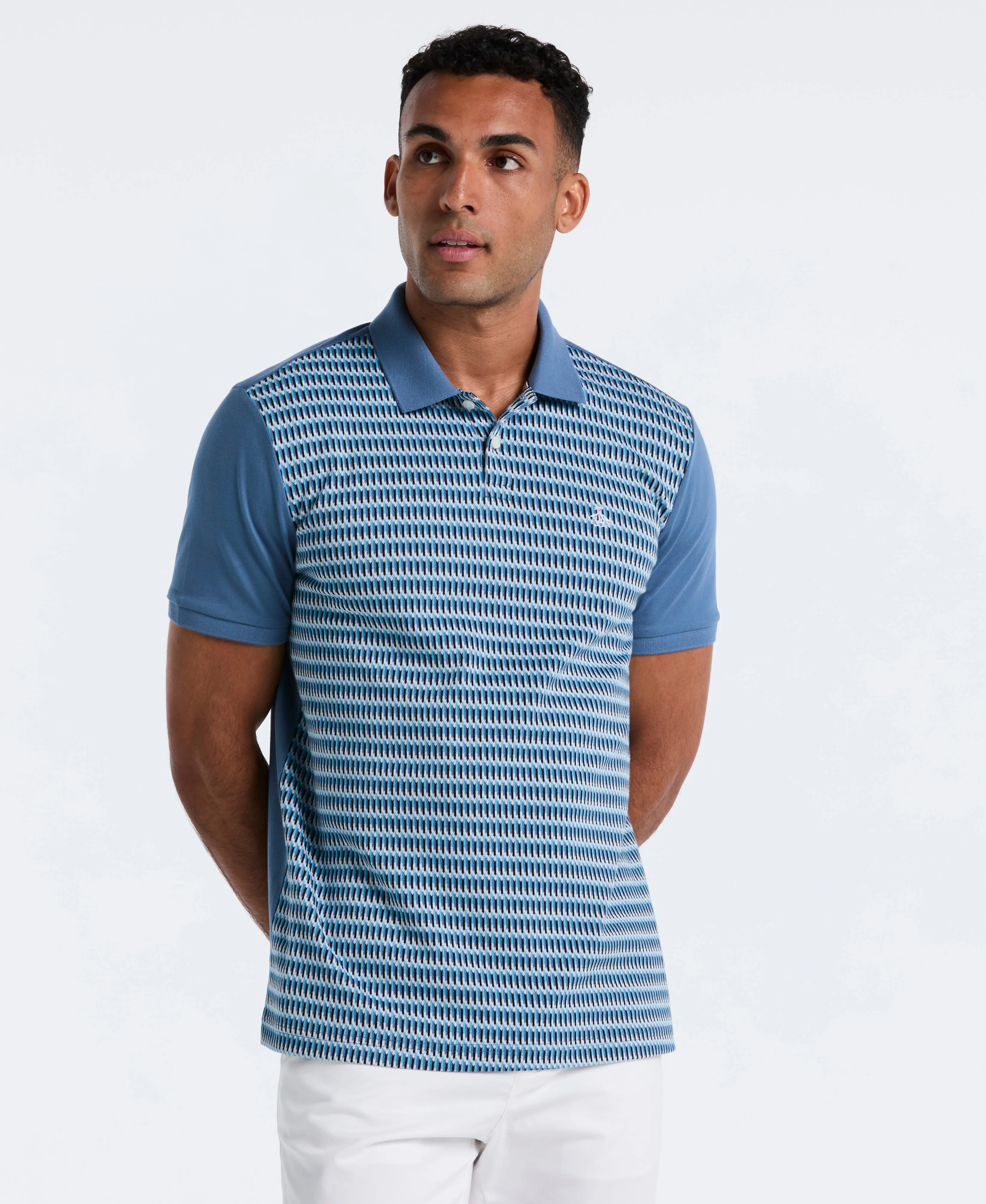 Cotton Zig Zag Polo sold by Original Penguin product image thumbnail 3