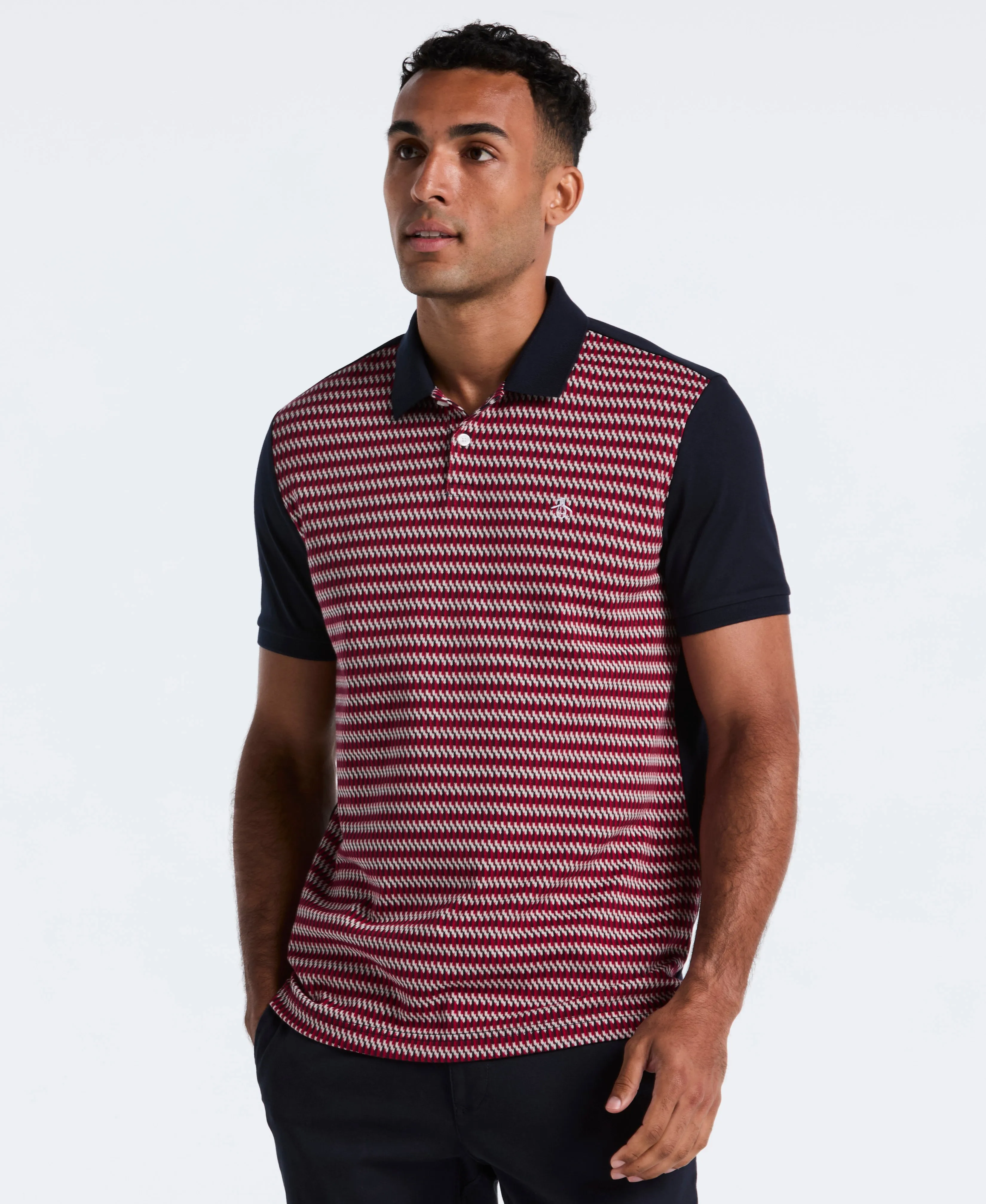 Cotton Zig Zag Polo sold by Original Penguin