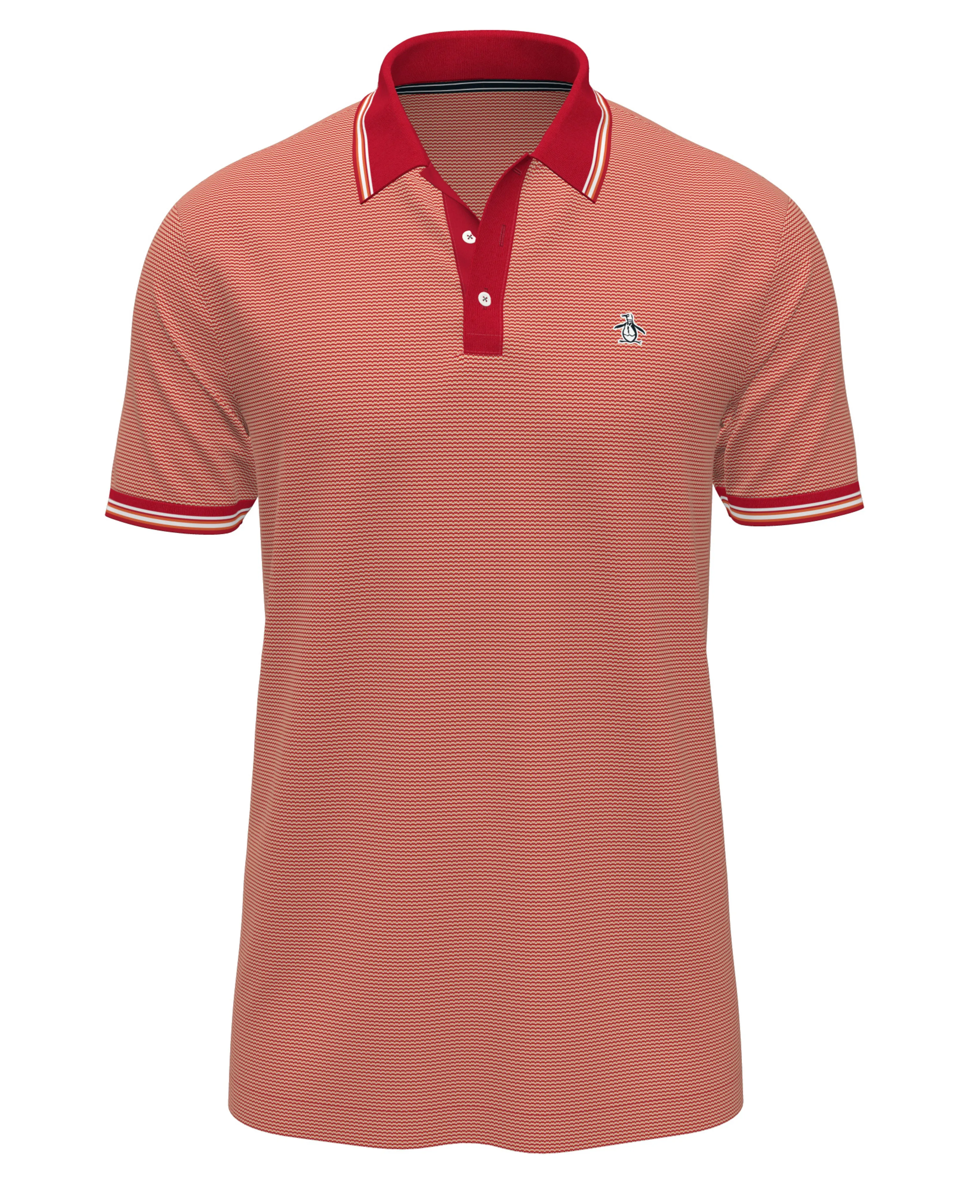 Tricolor Pique Tipped Polo sold by Original Penguin