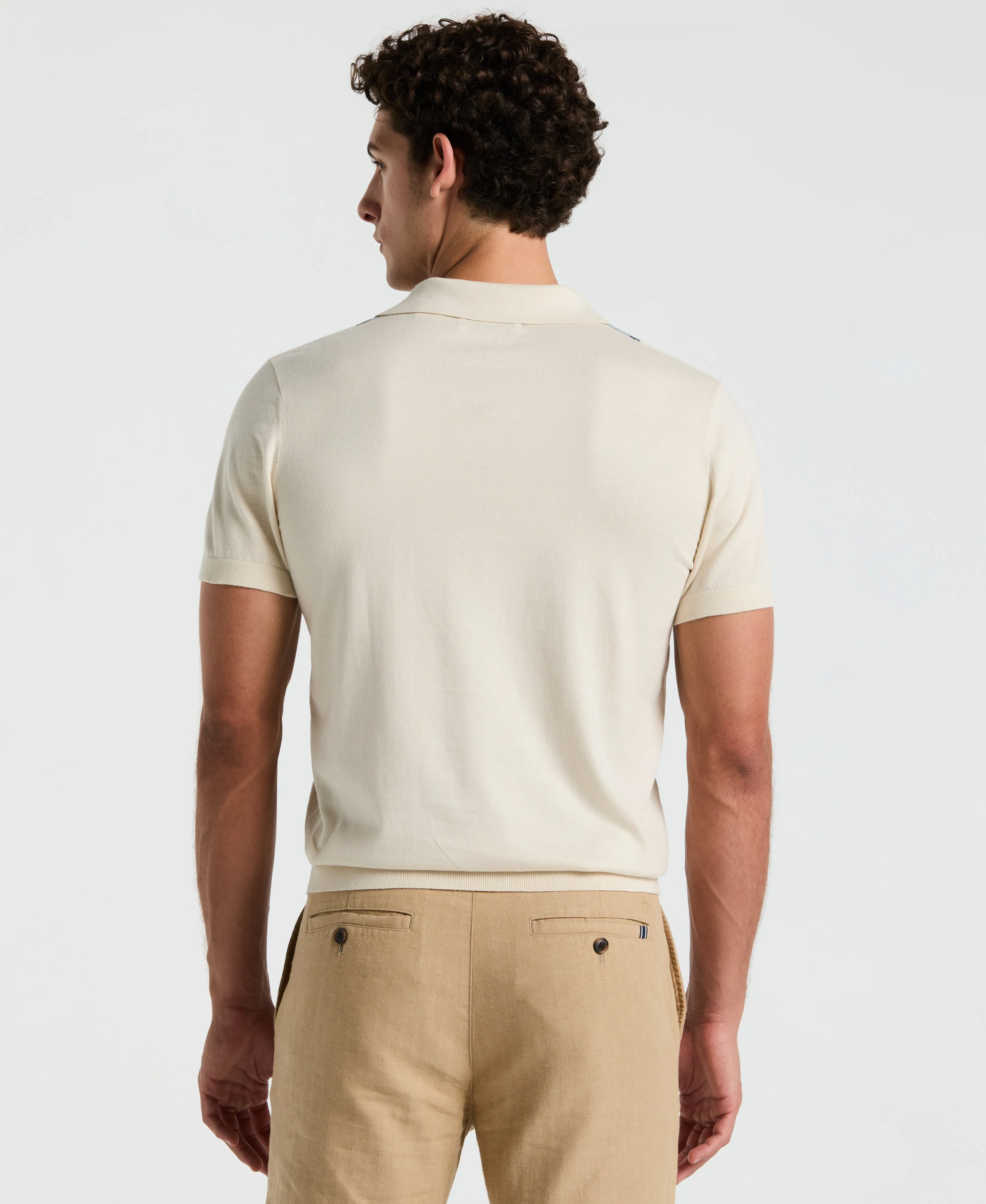 Cotton Vertical Stripe Sweater Polo sold by Original Penguin product image thumbnail 3