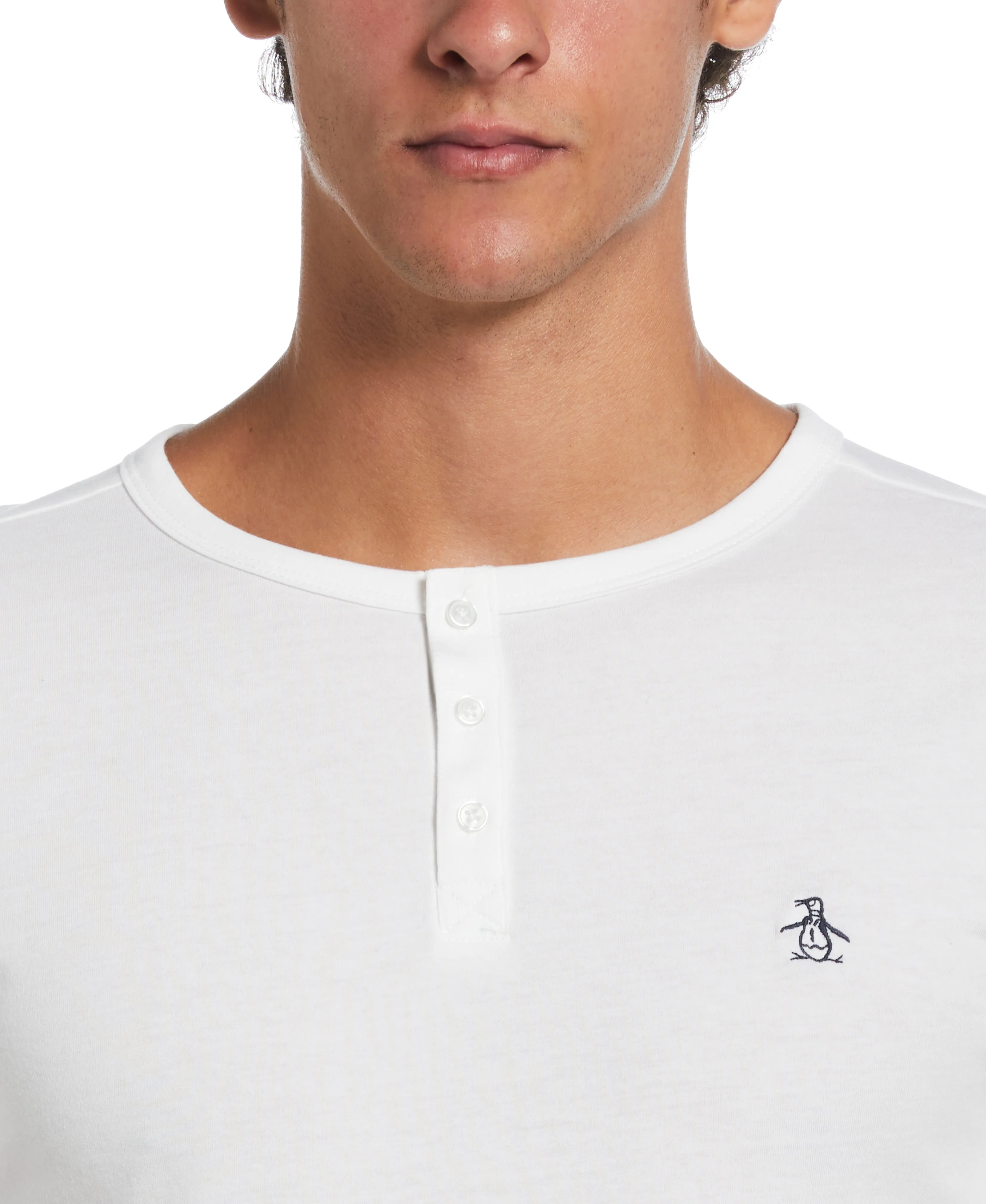 Solid Henley Tee sold by Original Penguin product image thumbnail 2