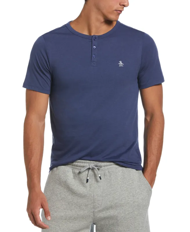 Solid Henley Tee sold by Original Penguin