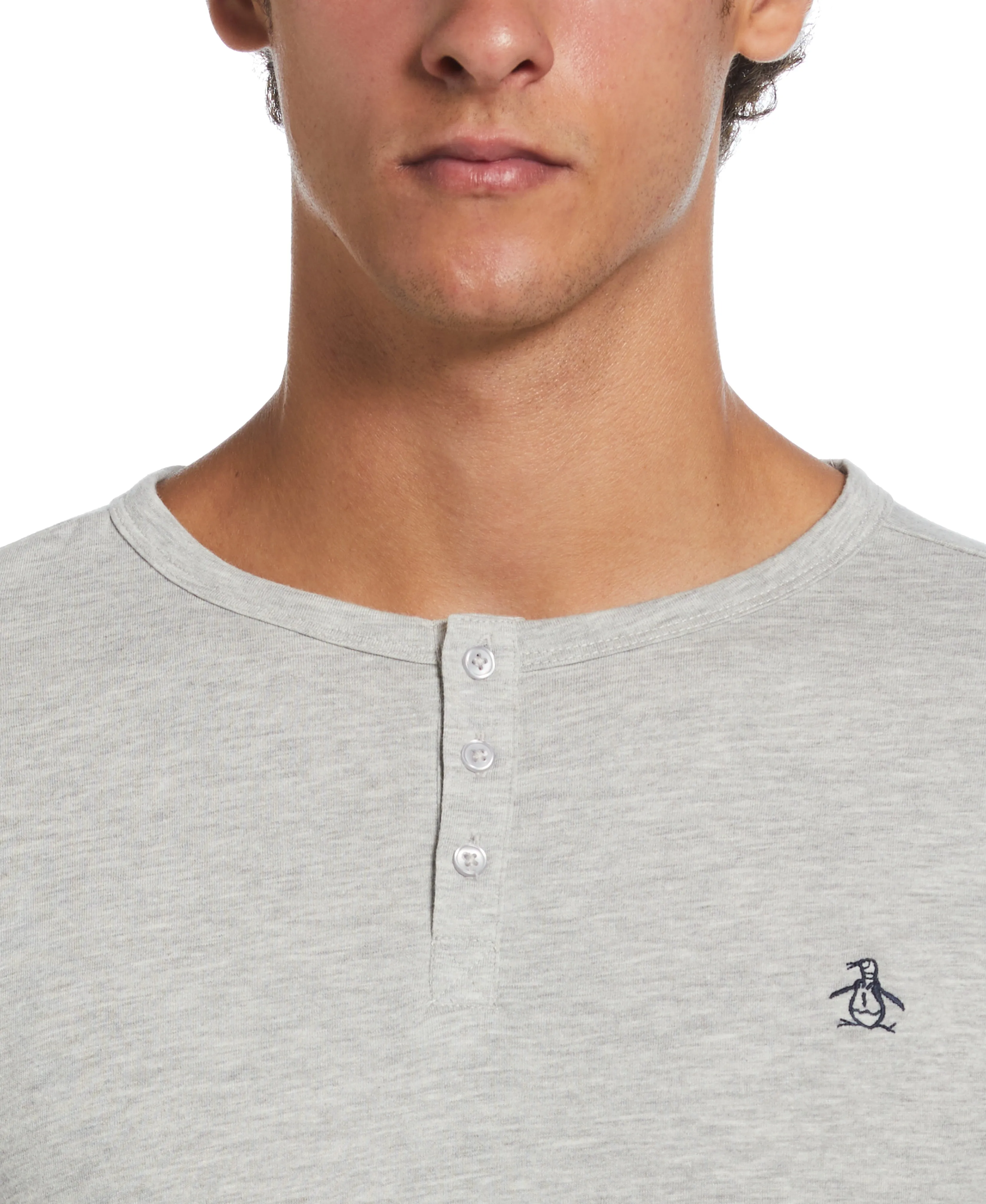 Solid Henley Tee sold by Original Penguin product image thumbnail 3